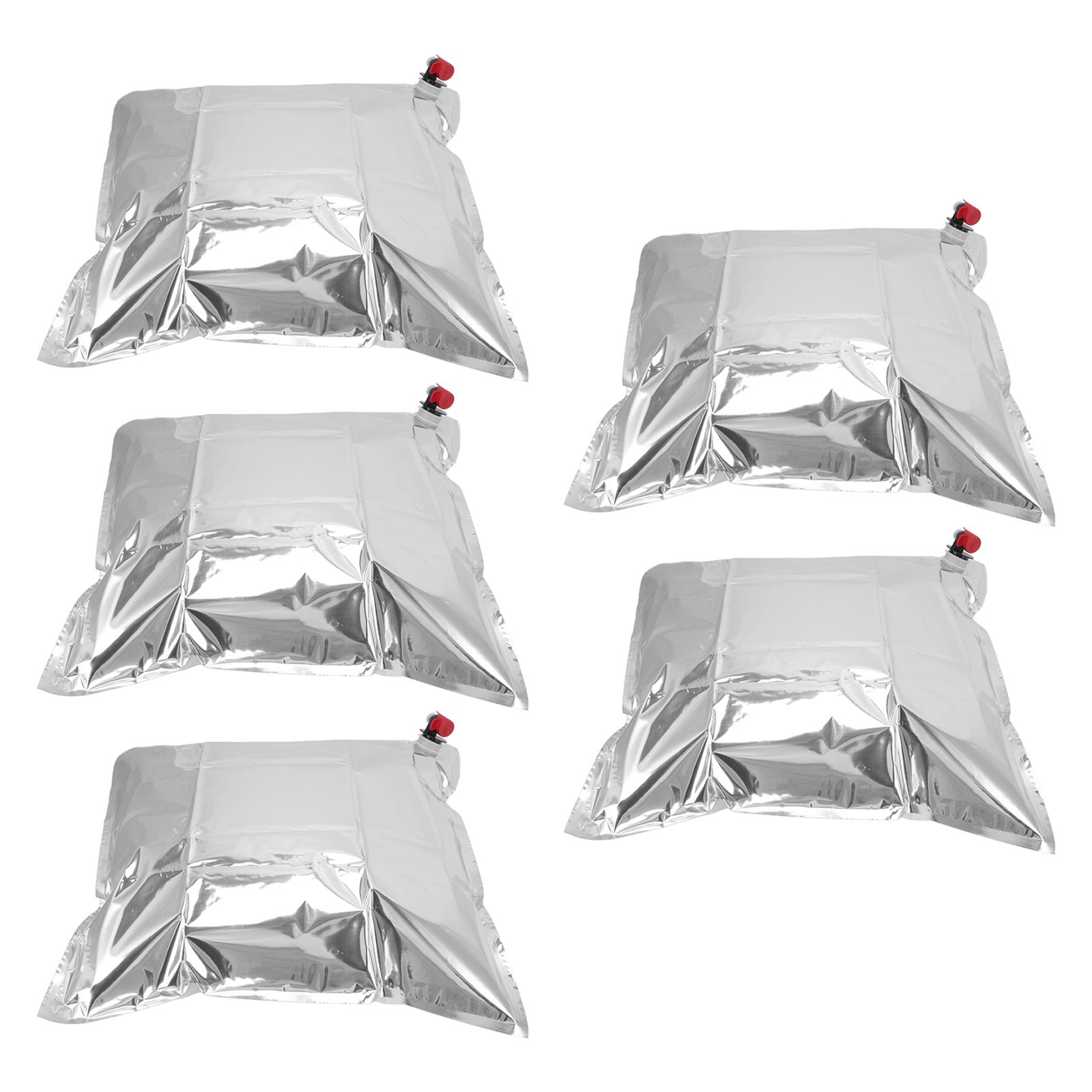 5Pcs Emergency Water Jug Bags with Spigot Foldable Beverage Insulation view 4