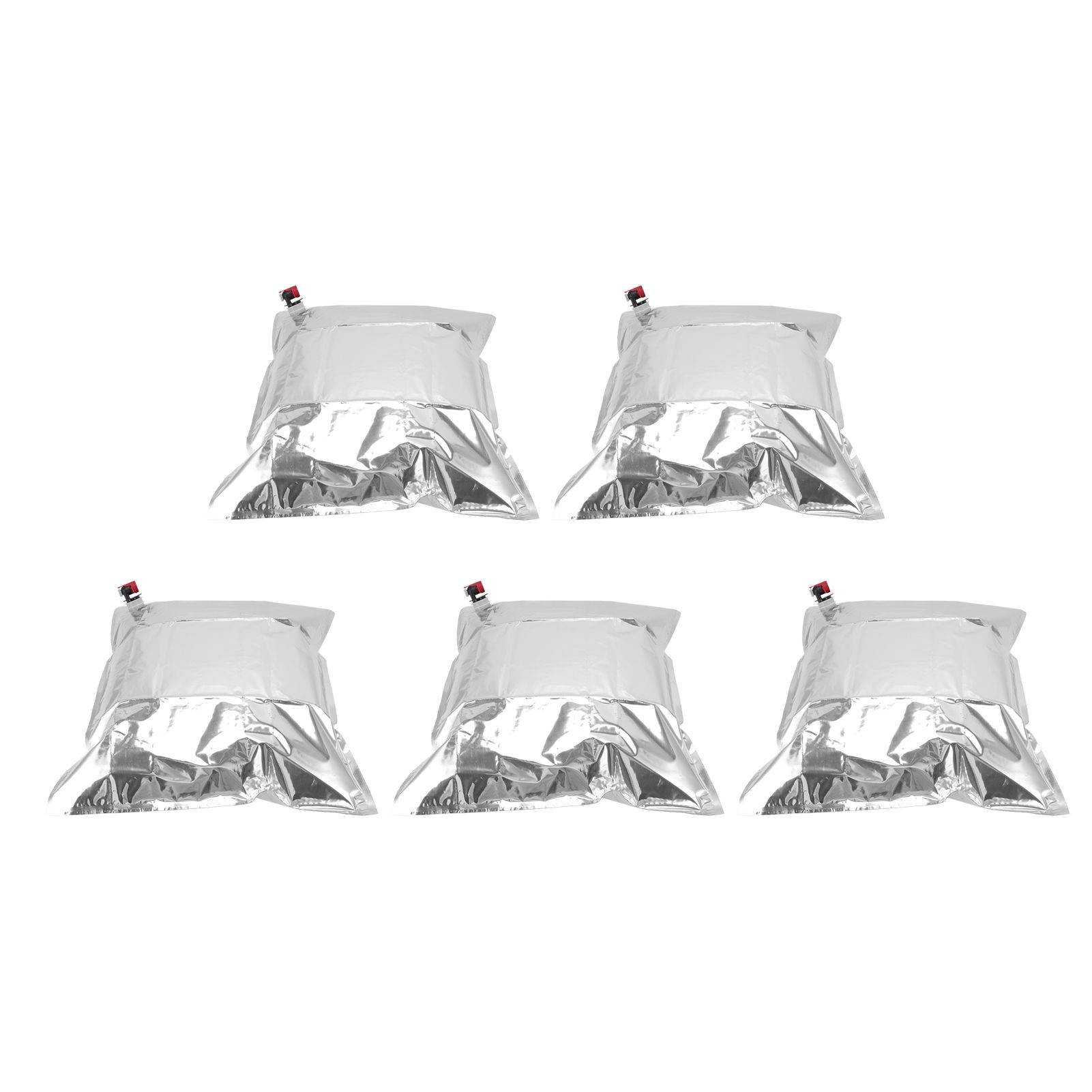 5Pcs Emergency Water Jug Bags with Spigot Foldable Beverage Insulation view 5