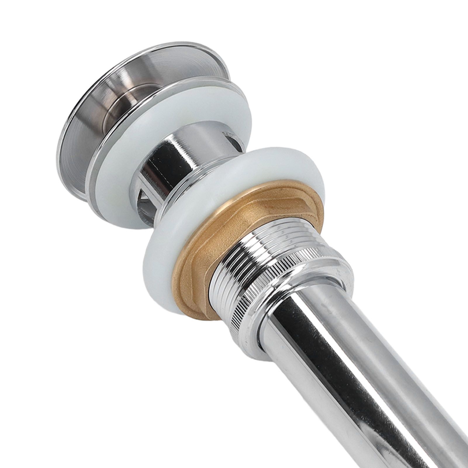 Sink Drain Stopper Copper Stainless Steel Bathroom Wash Basin Sink Drain Part view 15