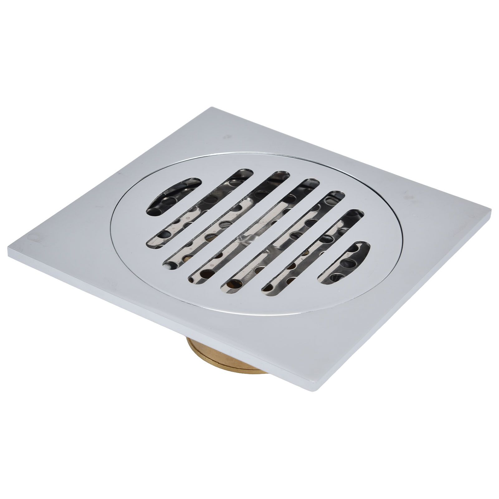 Floor Drain Square Copper Odor Resistant Self Sealing Gravity Floor Drain for view 3