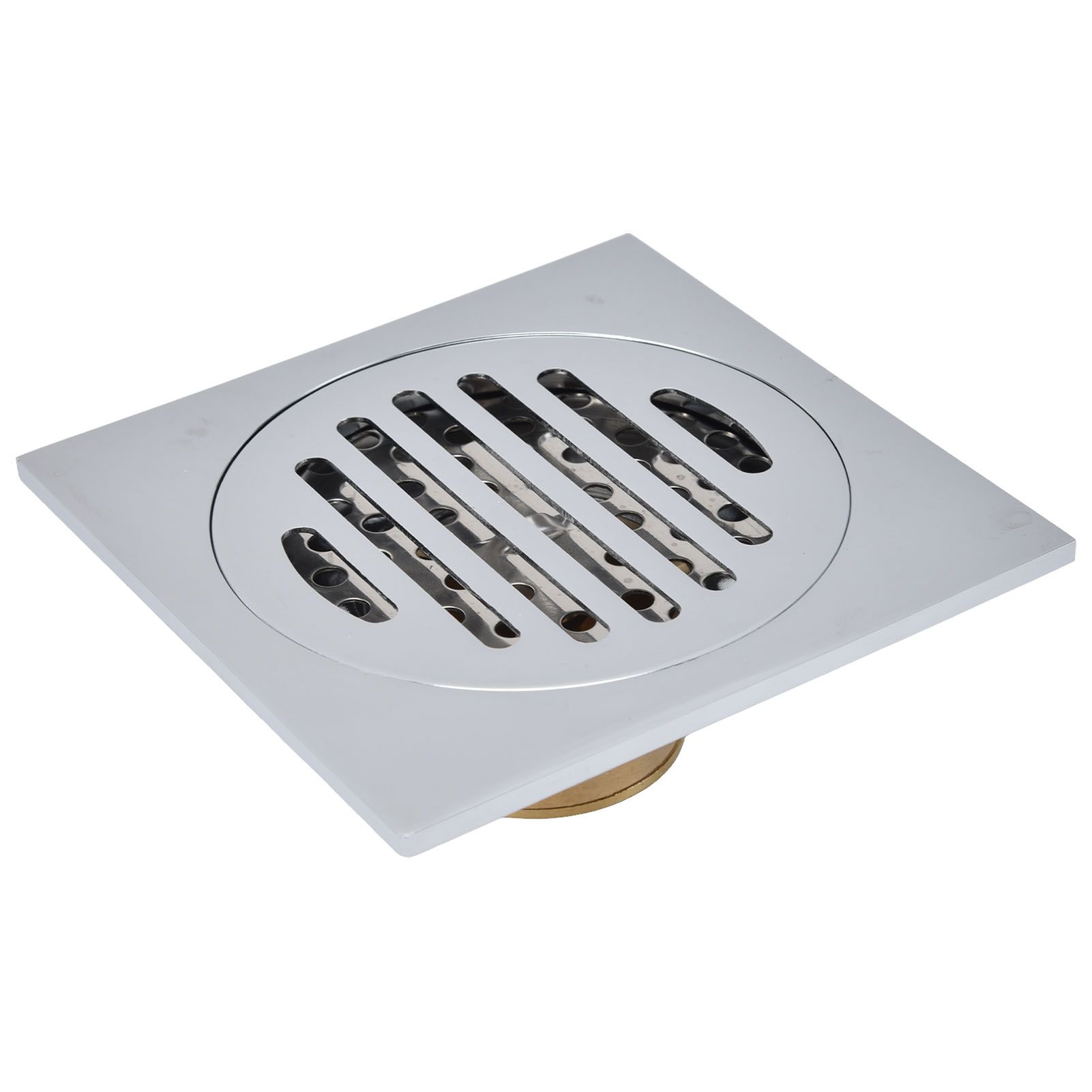 Floor Drain Square Copper Odor Resistant Self Sealing Gravity Floor Drain for view 4