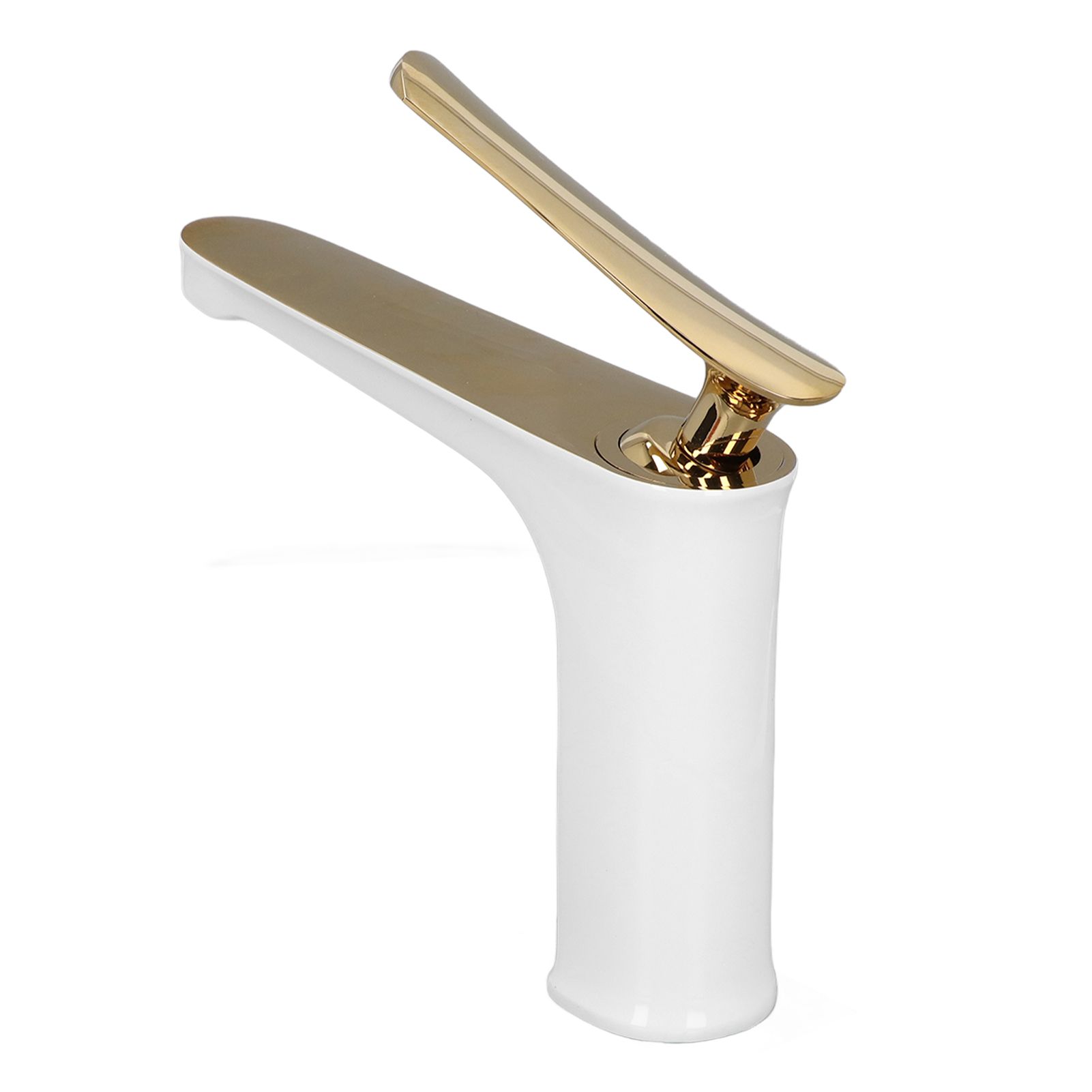 G1/2 Water Faucet Brass Sink Bath Single Handle Mixer Tap Bathroom Lavatory view 2