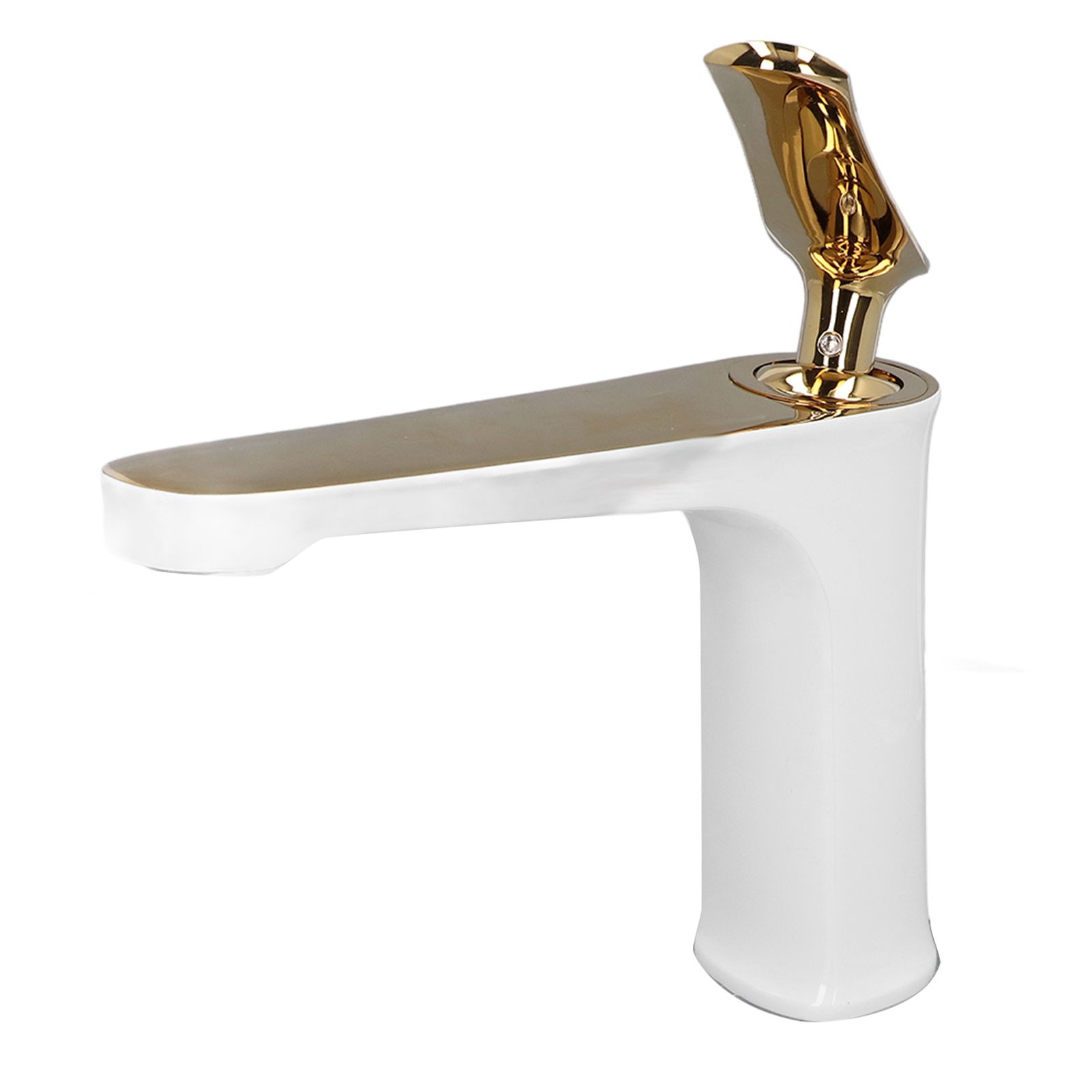 G1/2 Water Faucet Brass Sink Bath Single Handle Mixer Tap Bathroom Lavatory view 4