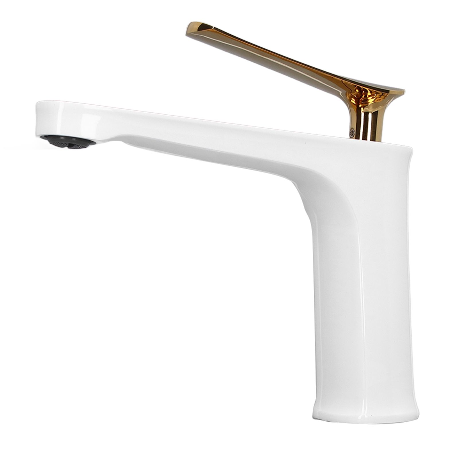 G1/2 Water Faucet Brass Sink Bath Single Handle Mixer Tap Bathroom Lavatory view 5