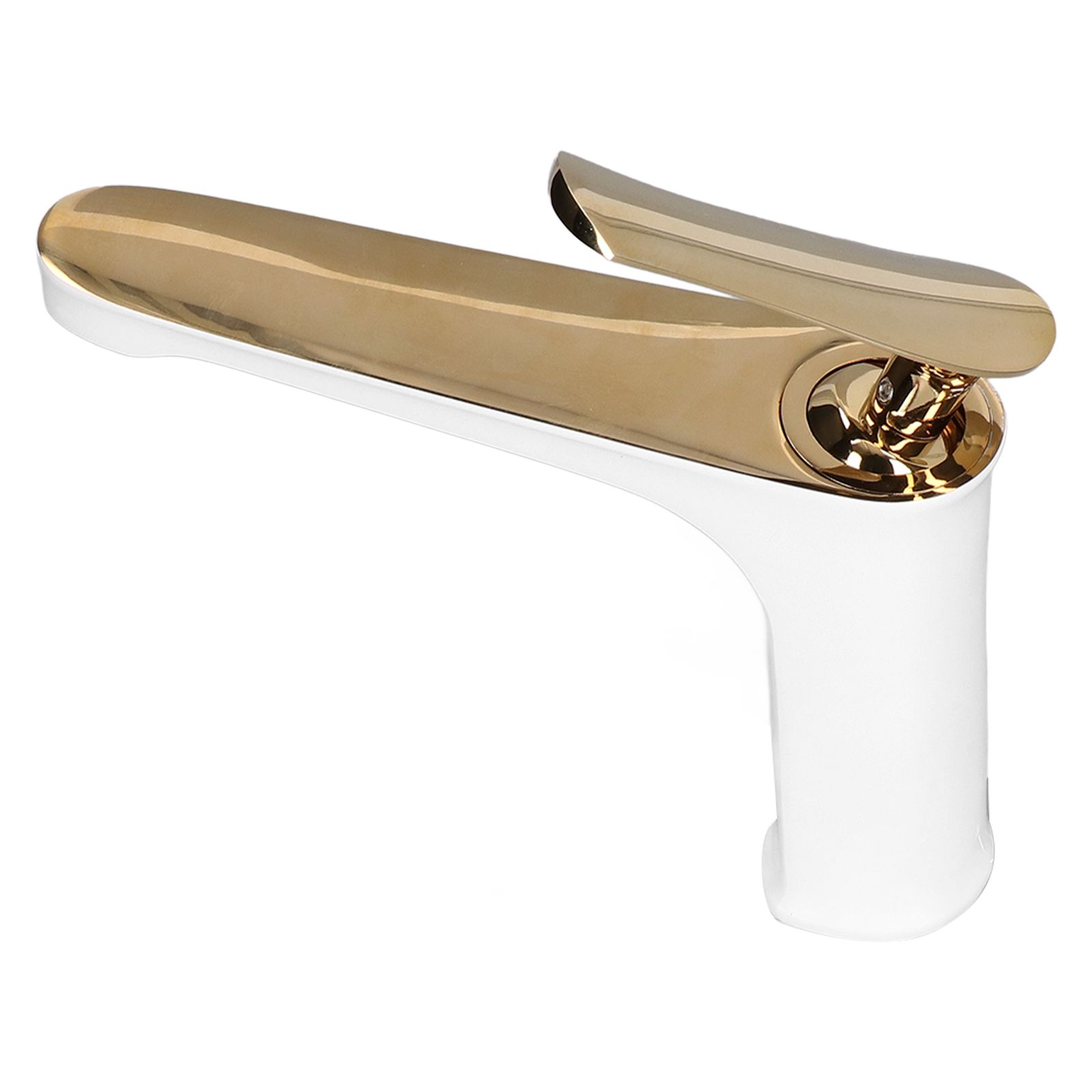 G1/2 Water Faucet Brass Sink Bath Single Handle Mixer Tap Bathroom Lavatory view 6