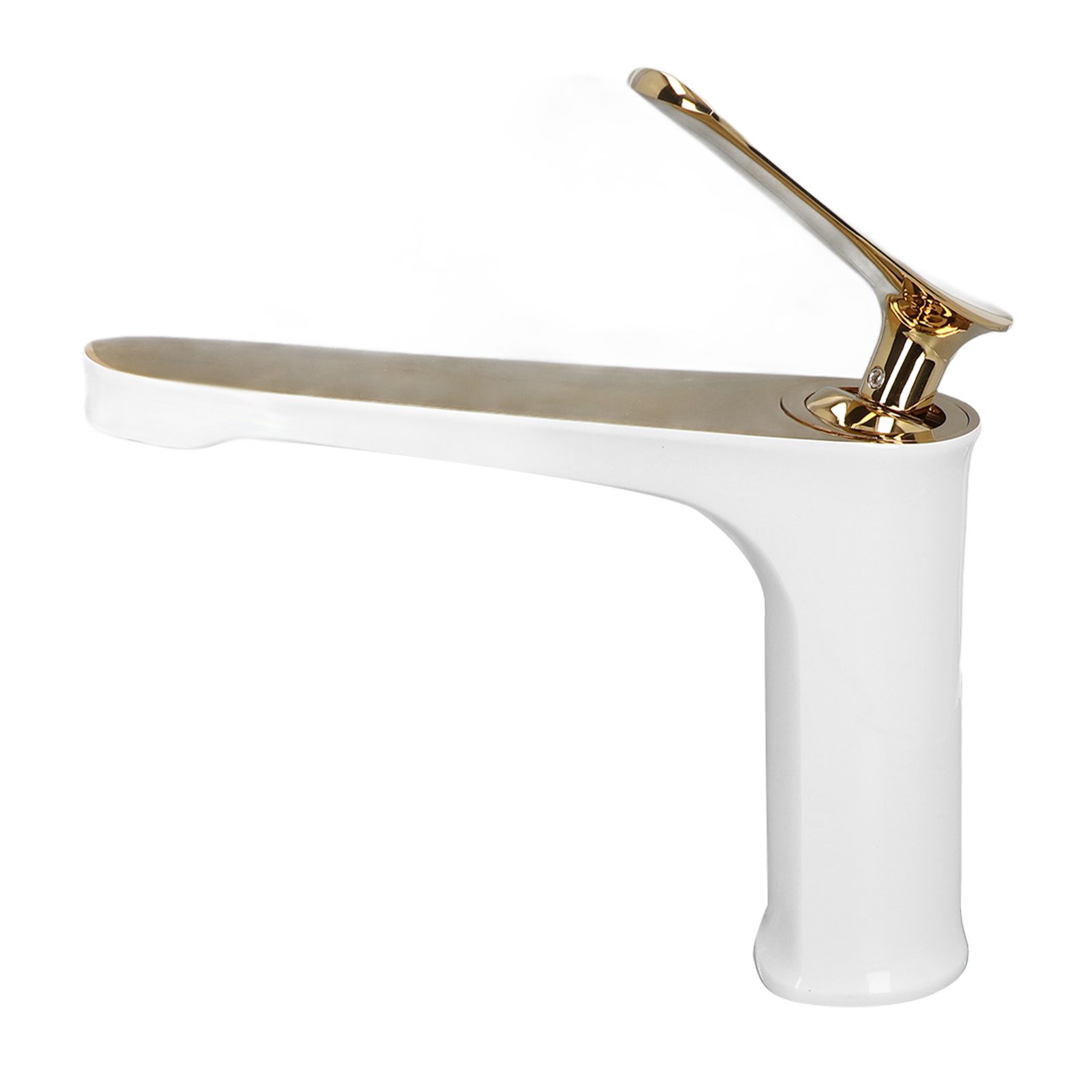G1/2 Water Faucet Brass Sink Bath Single Handle Mixer Tap Bathroom Lavatory view 7