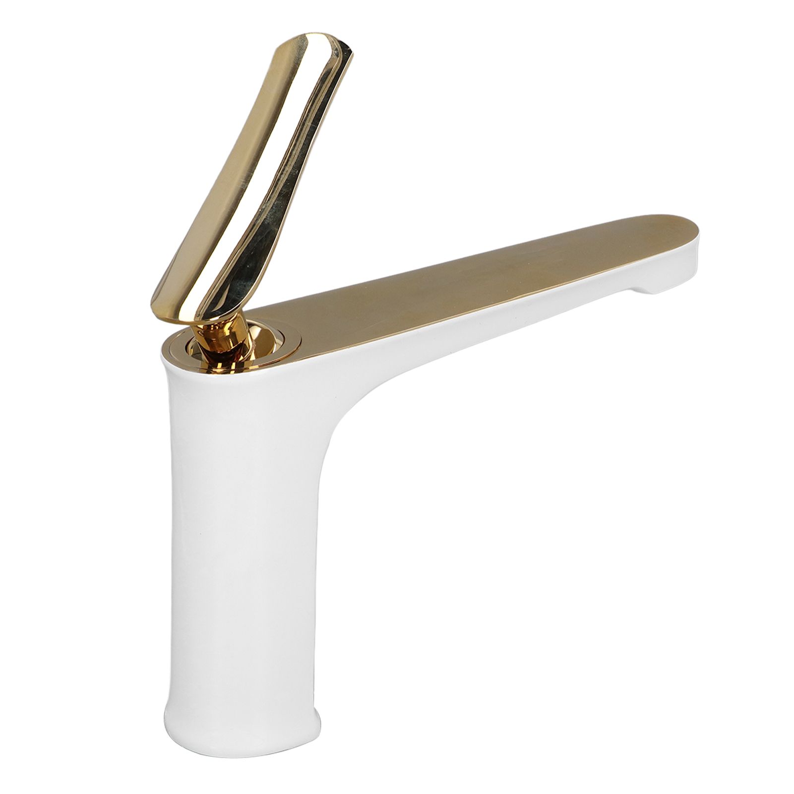 G1/2 Water Faucet Brass Sink Bath Single Handle Mixer Tap Bathroom Lavatory view 8