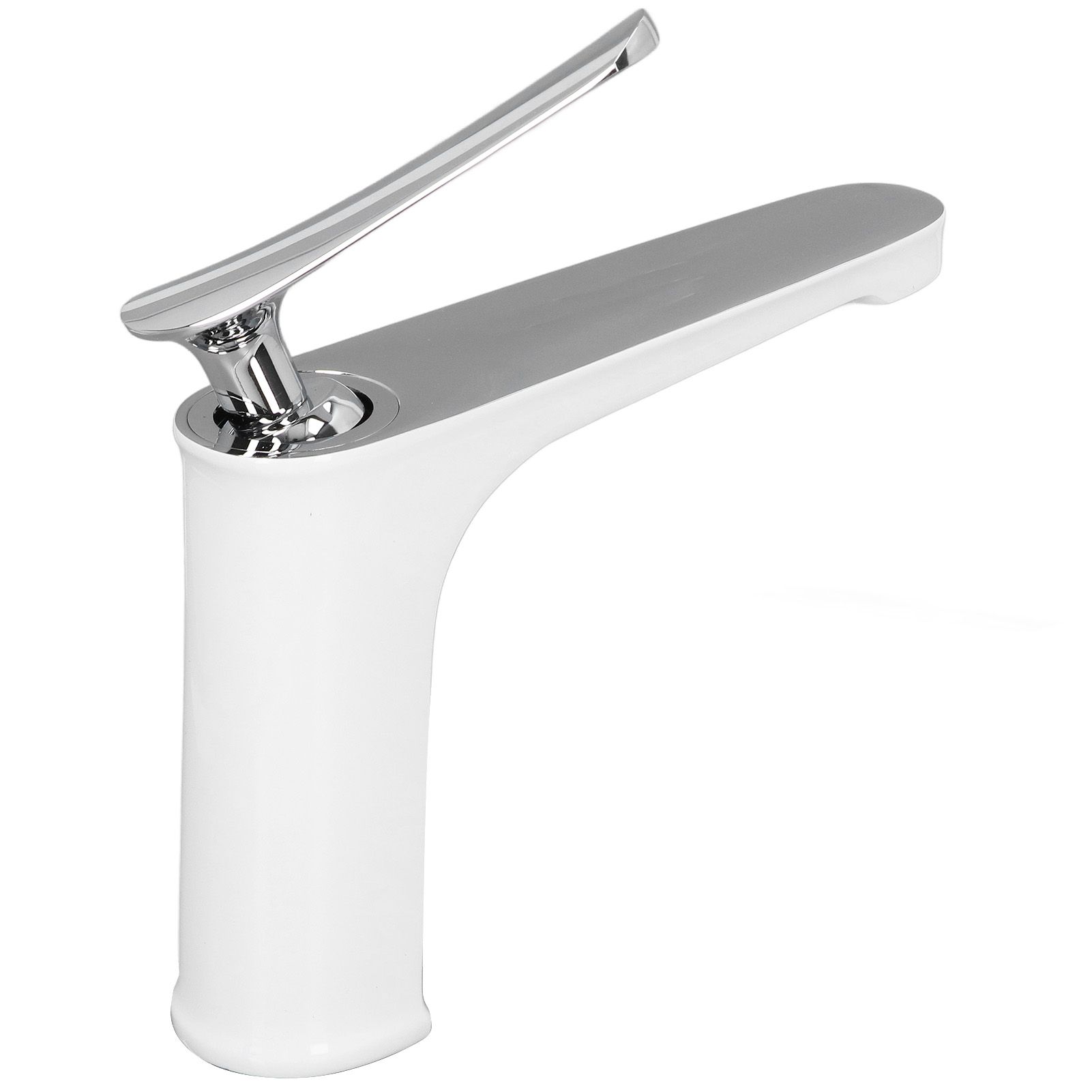 G1/2 Single Handle Basin Mixer Tap with Metal Handle Durable Solid Brass view 4