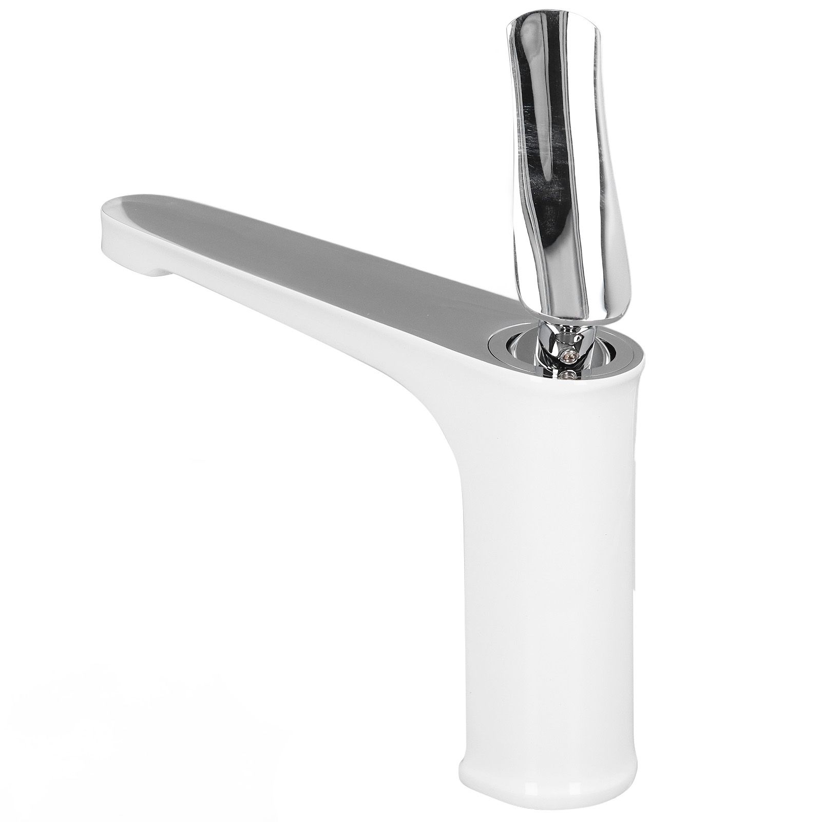 G1/2 Single Handle Basin Mixer Tap with Metal Handle Durable Solid Brass view 6