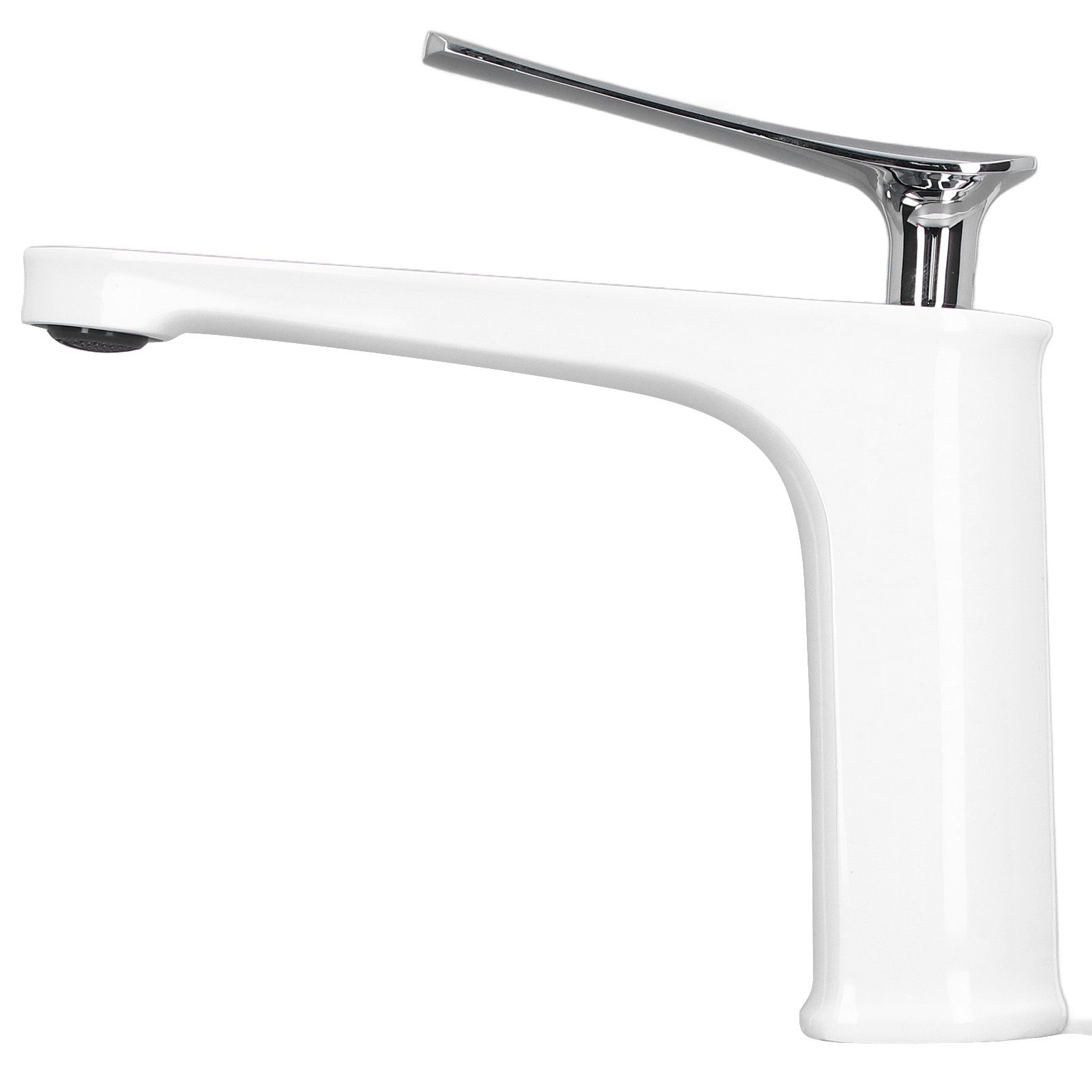 G1/2 Single Handle Basin Mixer Tap with Metal Handle Durable Solid Brass view 8