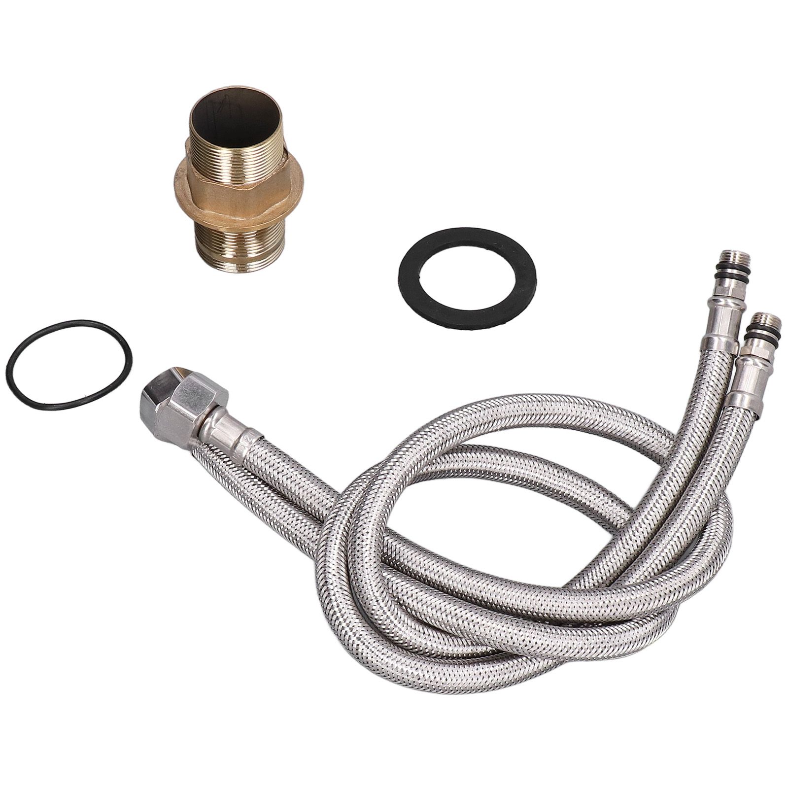 G1/2 Single Handle Basin Mixer Tap with Metal Handle Durable Solid Brass view 14