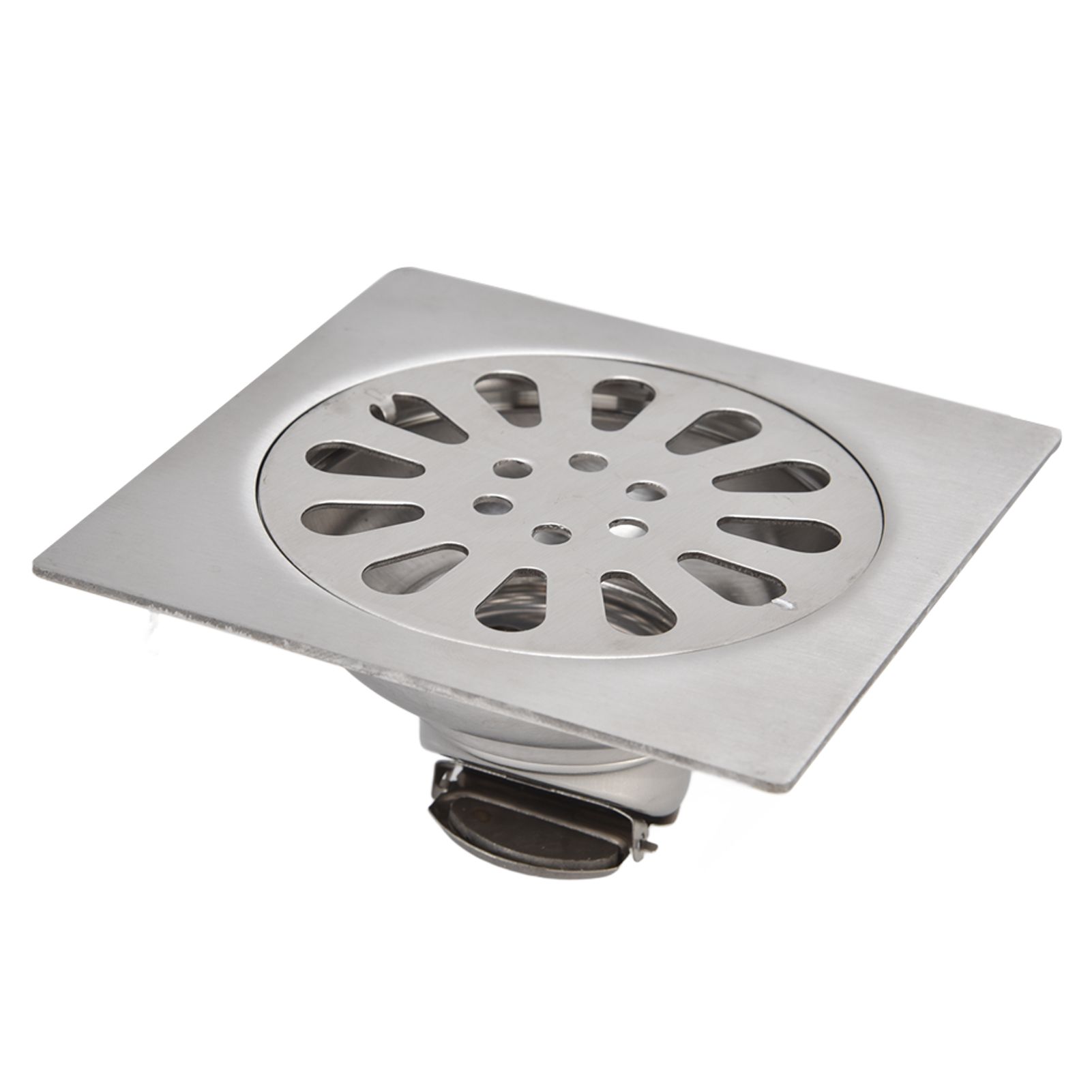 Shower Drain Square Shape Adjustable Tile Insertion Floor Drain Channel for view 8