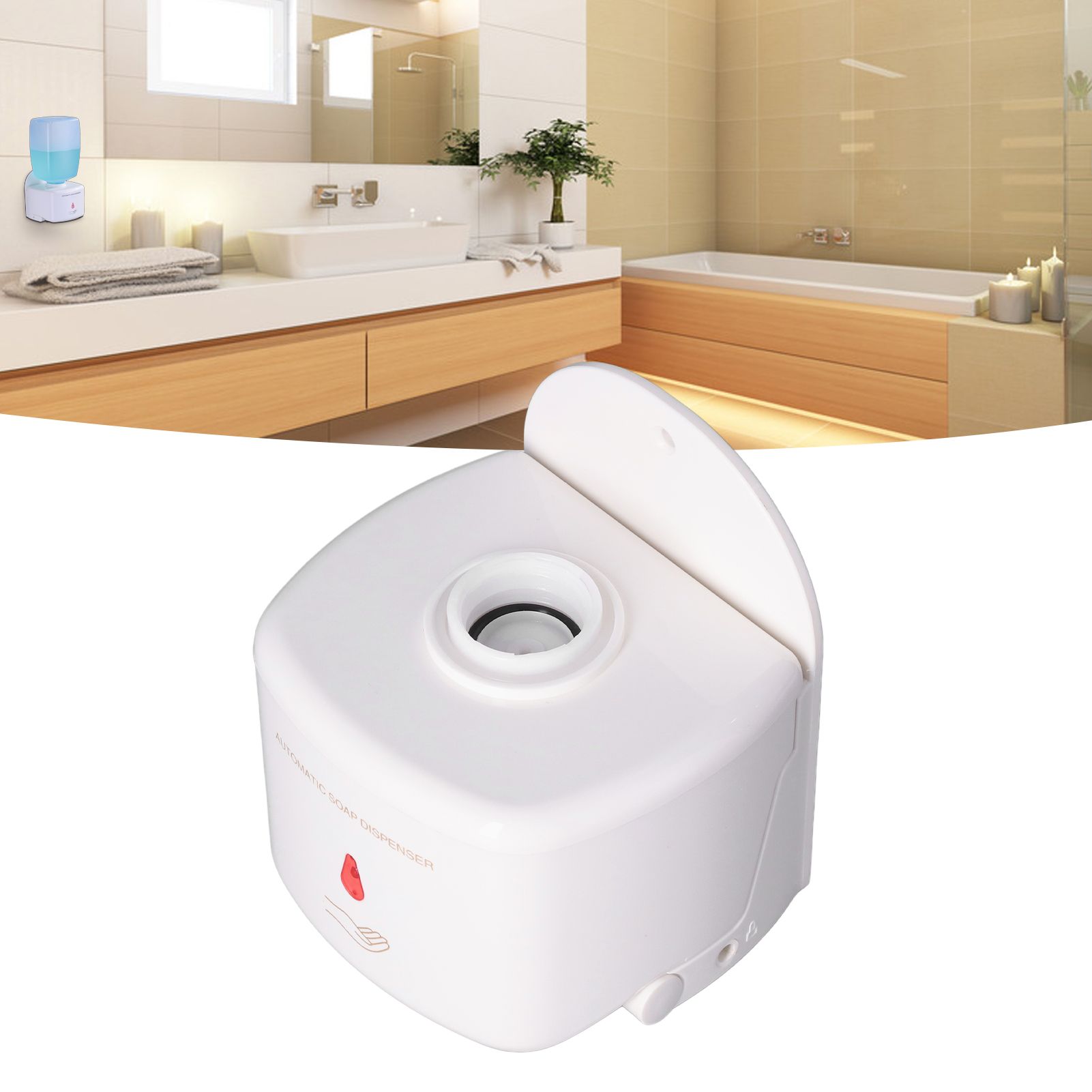 Automatic Soap Dispenser ABS Wall Mounted Intelligent Infrared Sensor Soap view 11