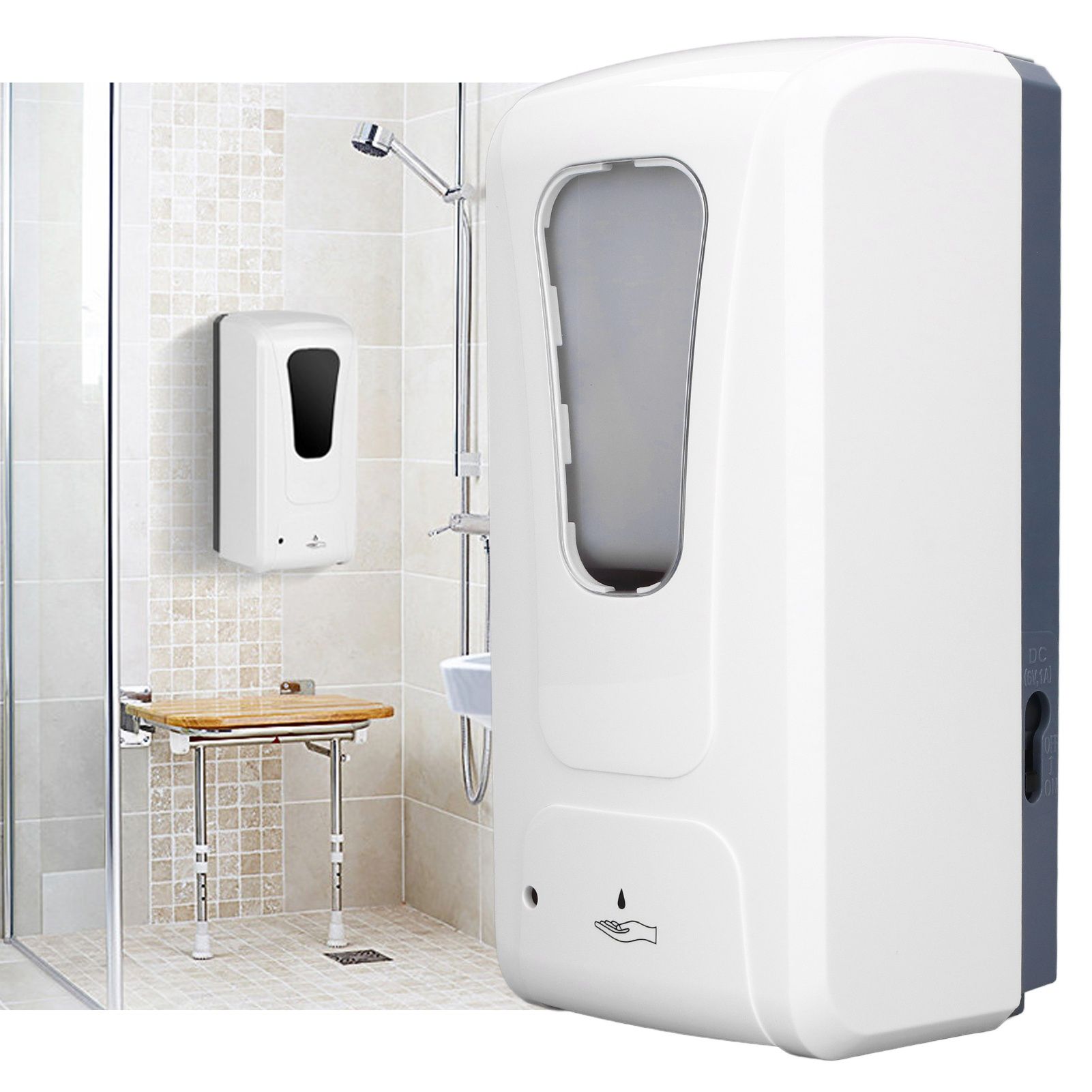 900ml Automatic Spray Soap Dispenser Wall Mounted Infrared Induction Touchless view 11