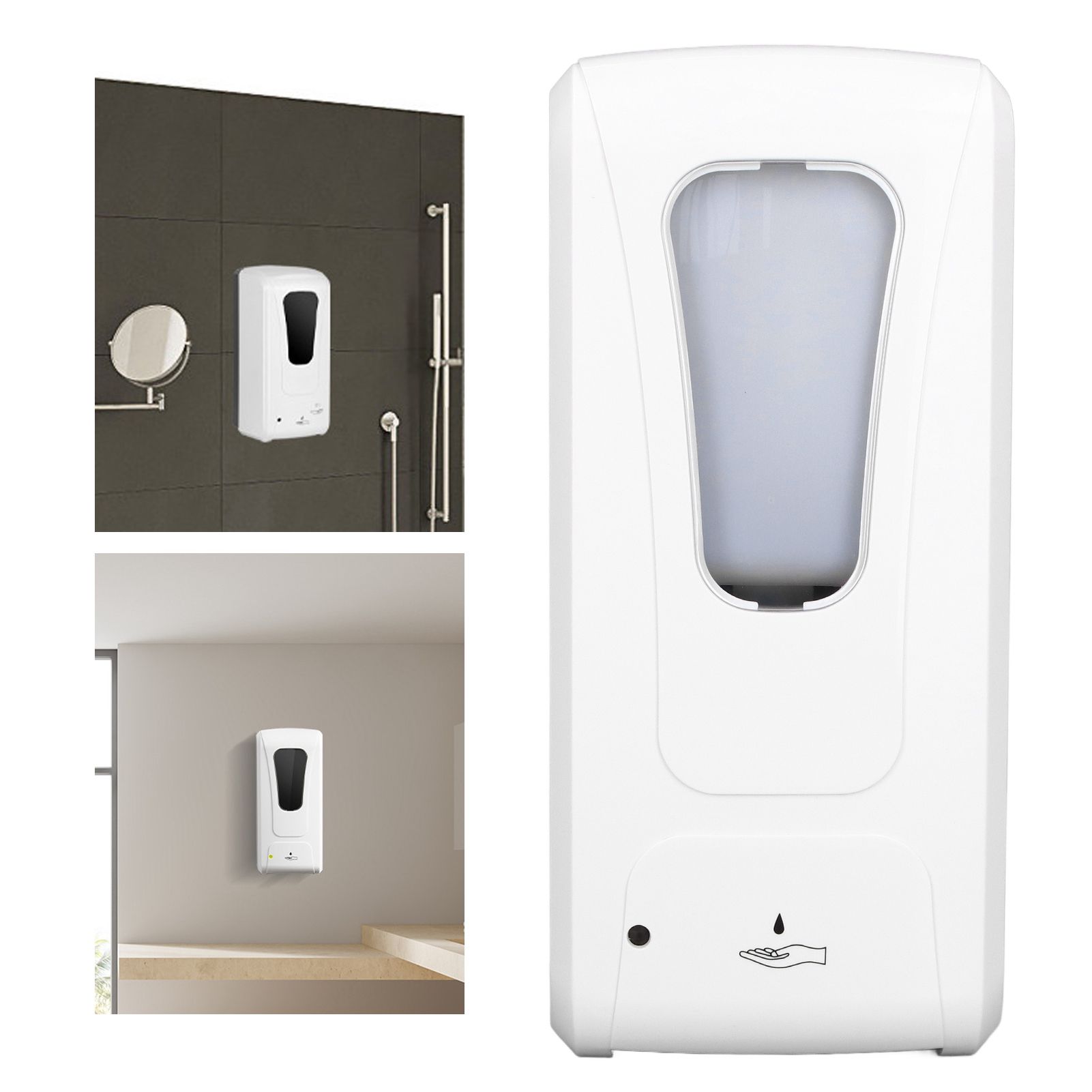 900ml Automatic Spray Soap Dispenser Wall Mounted Infrared Induction Touchless view 12