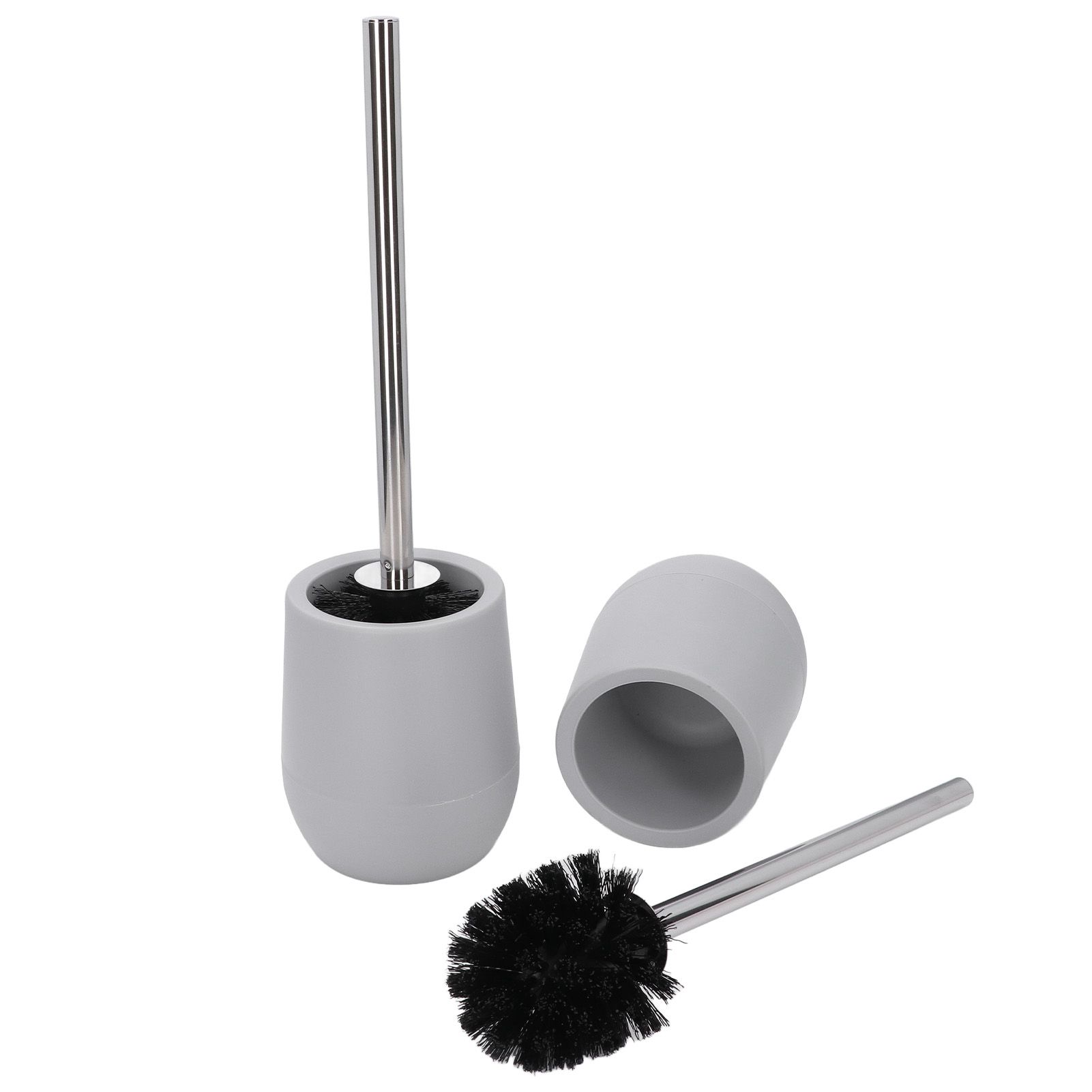 2sets Toilet Bowl Cleaner Brush Lockable Thread Convenient Practical Efficient view 6