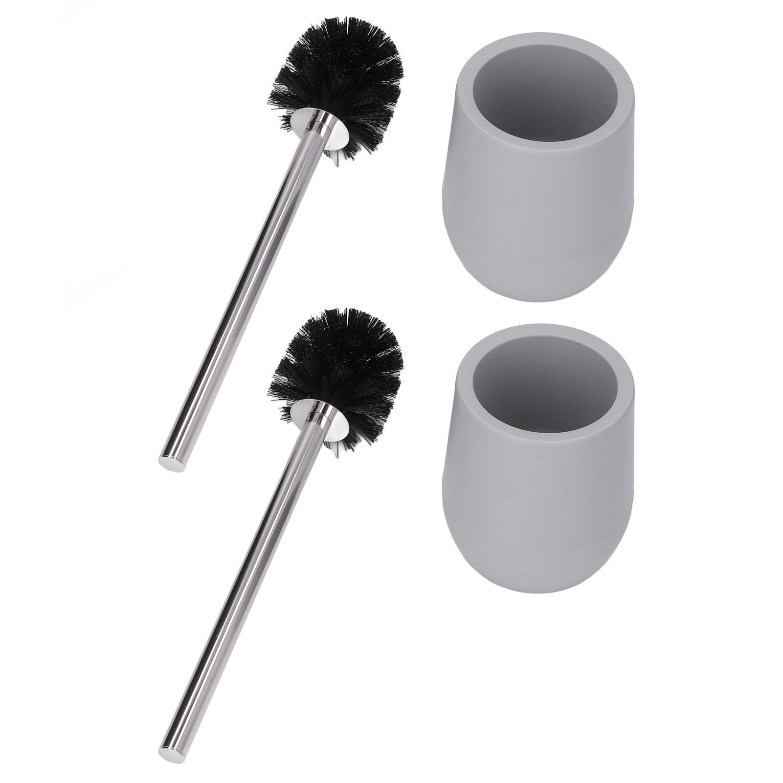 2sets Toilet Bowl Cleaner Brush Lockable Thread Convenient Practical Efficient view 7