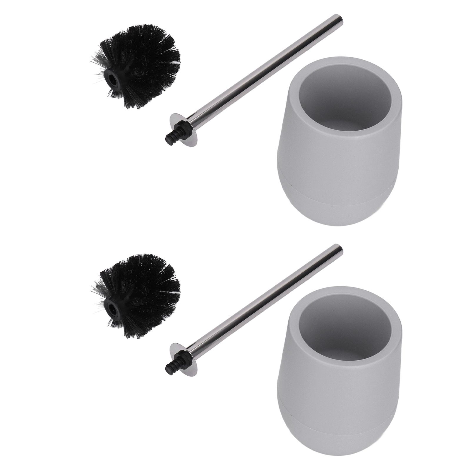 2sets Toilet Bowl Cleaner Brush Lockable Thread Convenient Practical Efficient view 10