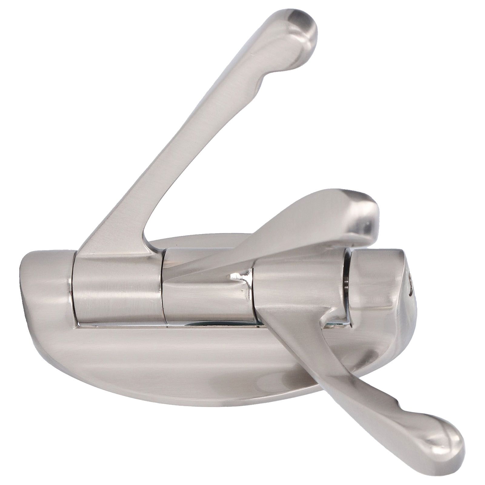 3 Clothes Hook Zinc Alloy Heavy Duty Coat Hook with Round Base for Bedroom view 4