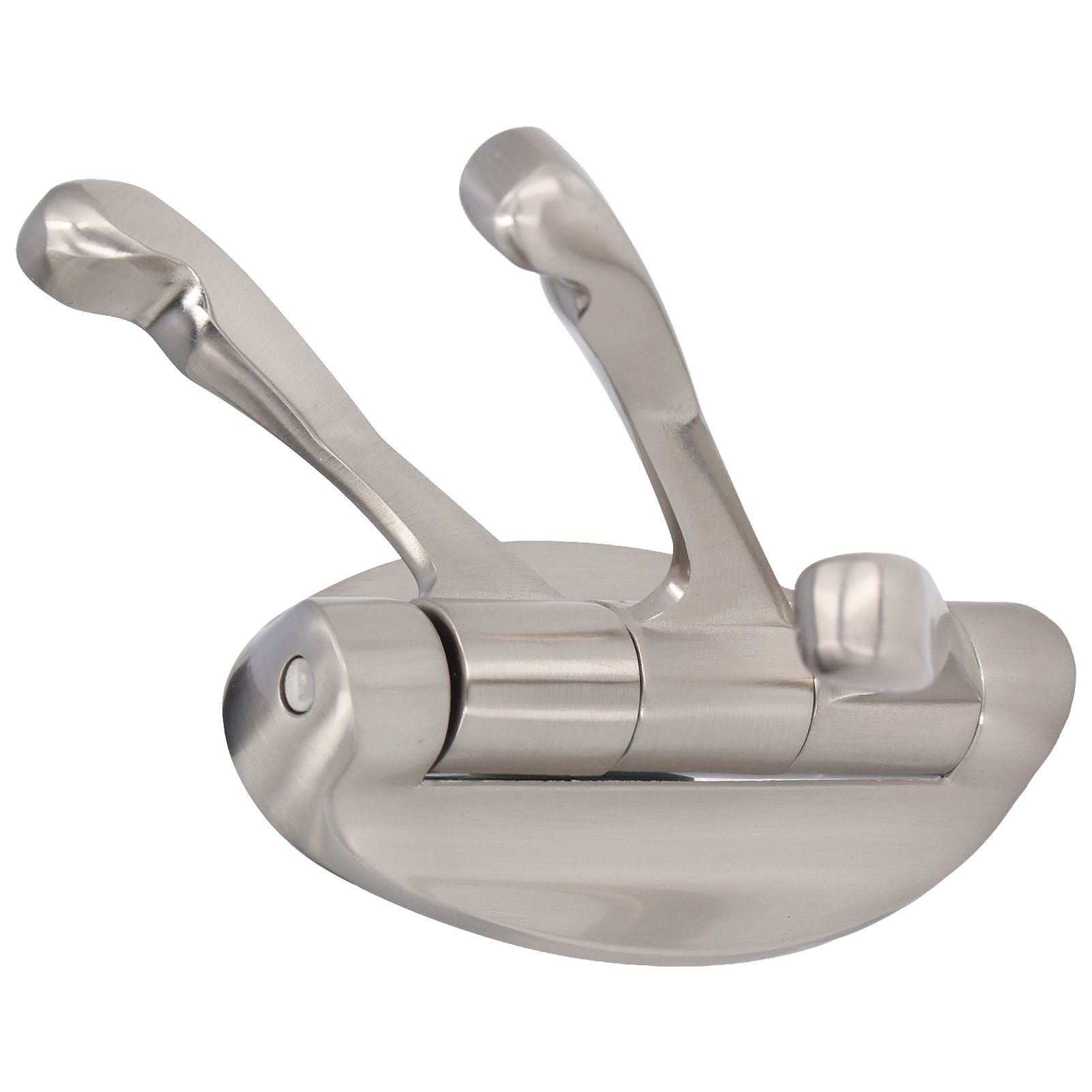 3 Clothes Hook Zinc Alloy Heavy Duty Coat Hook with Round Base for Bedroom view 6