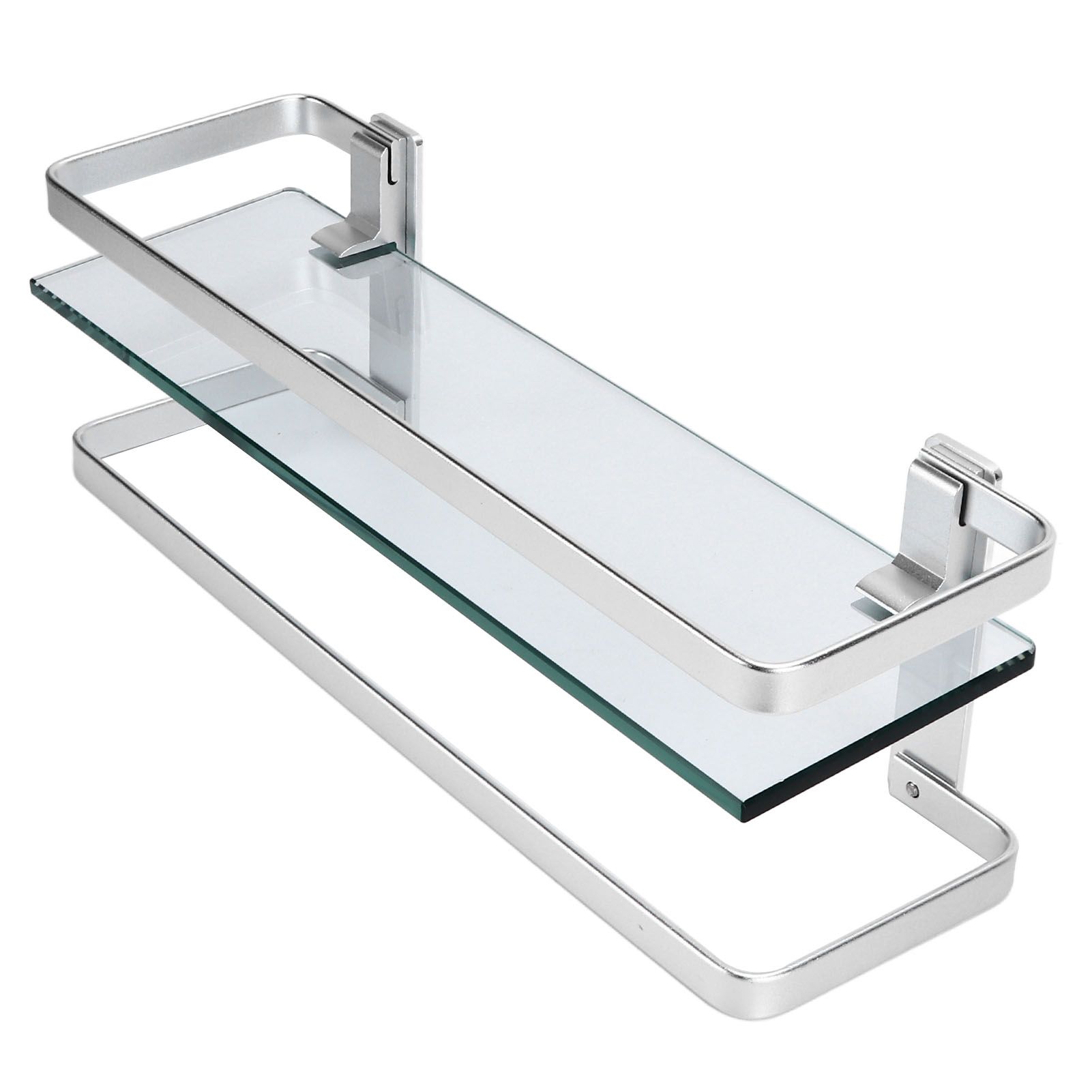 Bathroom Shelf Exquisite Convenient Bathroom Wall Organizer with Installation view 7