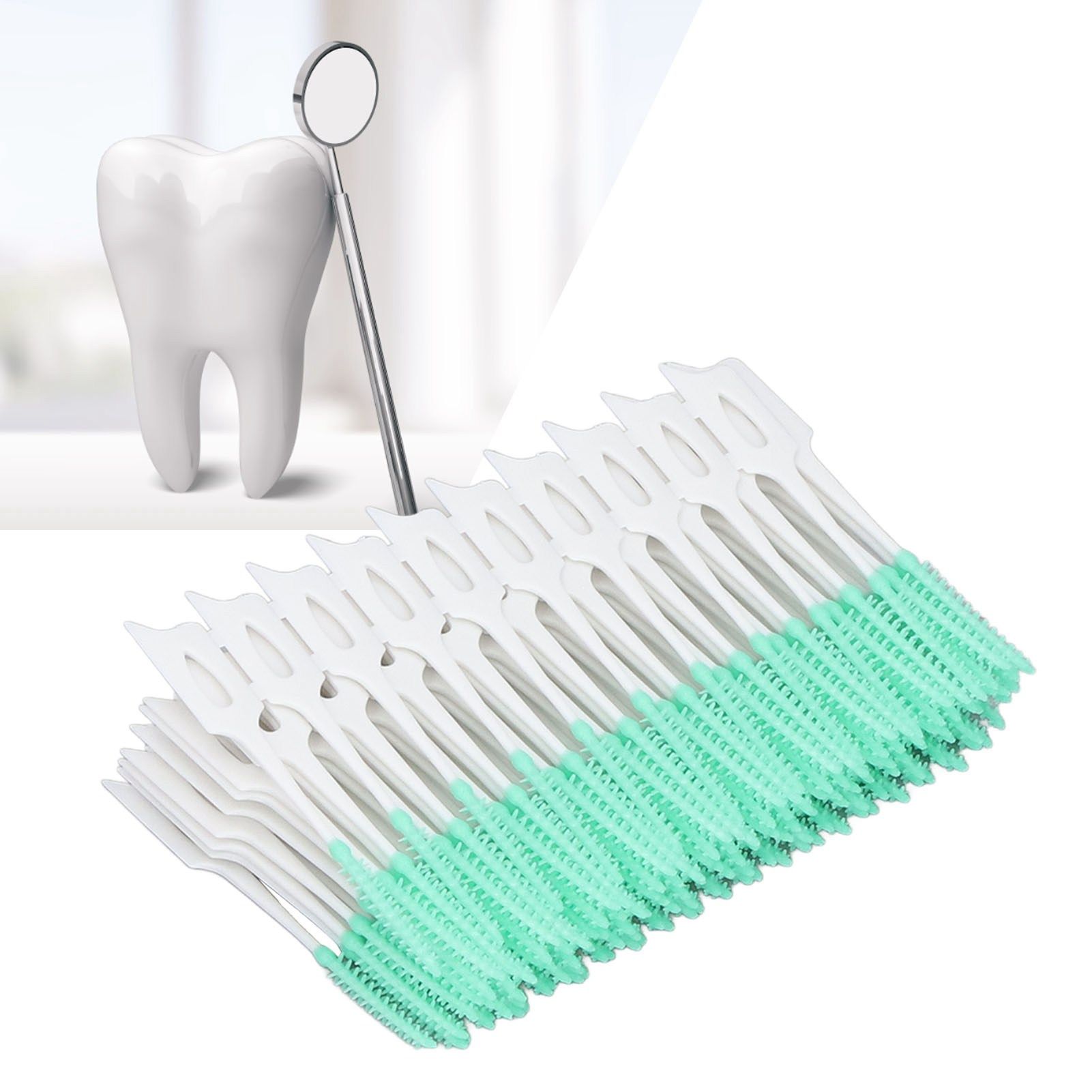 Interdental Brush Disposable Soft Dental Cleaning Floss Toothpicks for Oral view 12