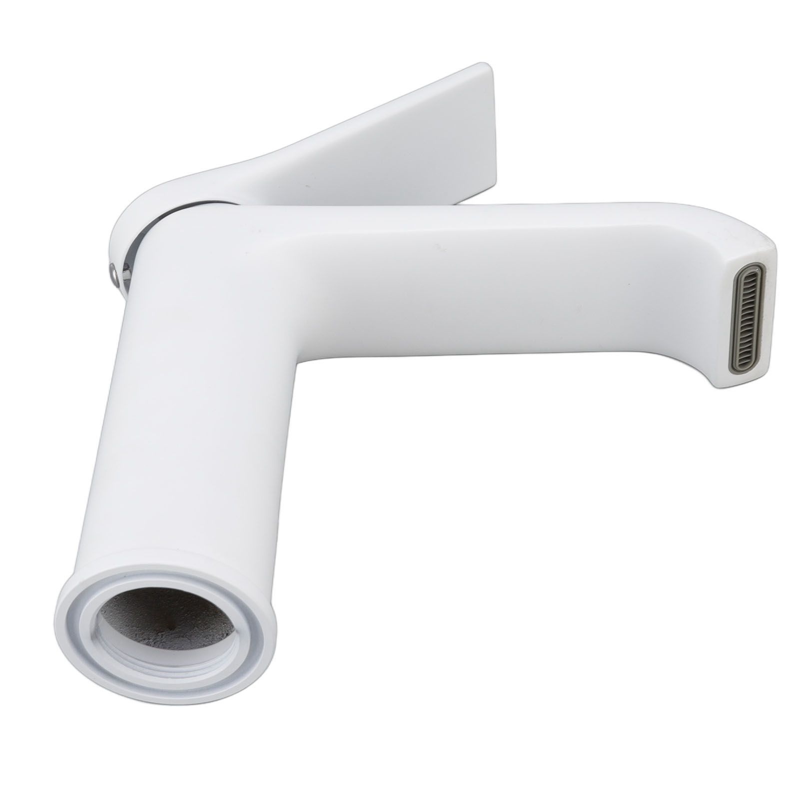 Sink Faucet G1/2 Thread Hot Cold Water Tap White Leaking Resistant Corrosion view 6