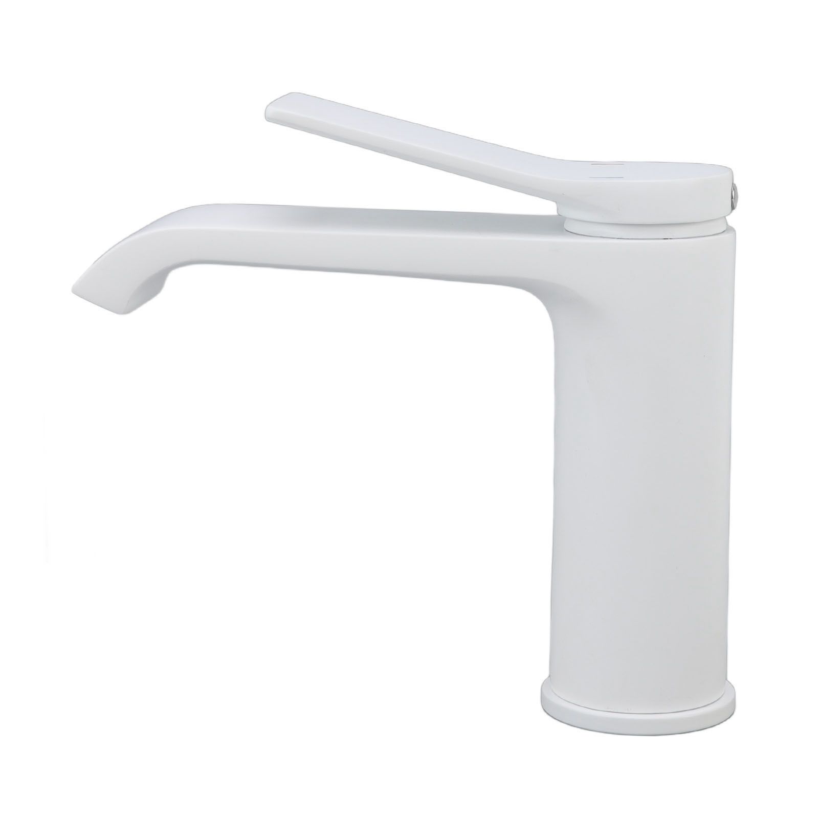 Sink Faucet G1/2 Thread Hot Cold Water Tap White Leaking Resistant Corrosion view 8