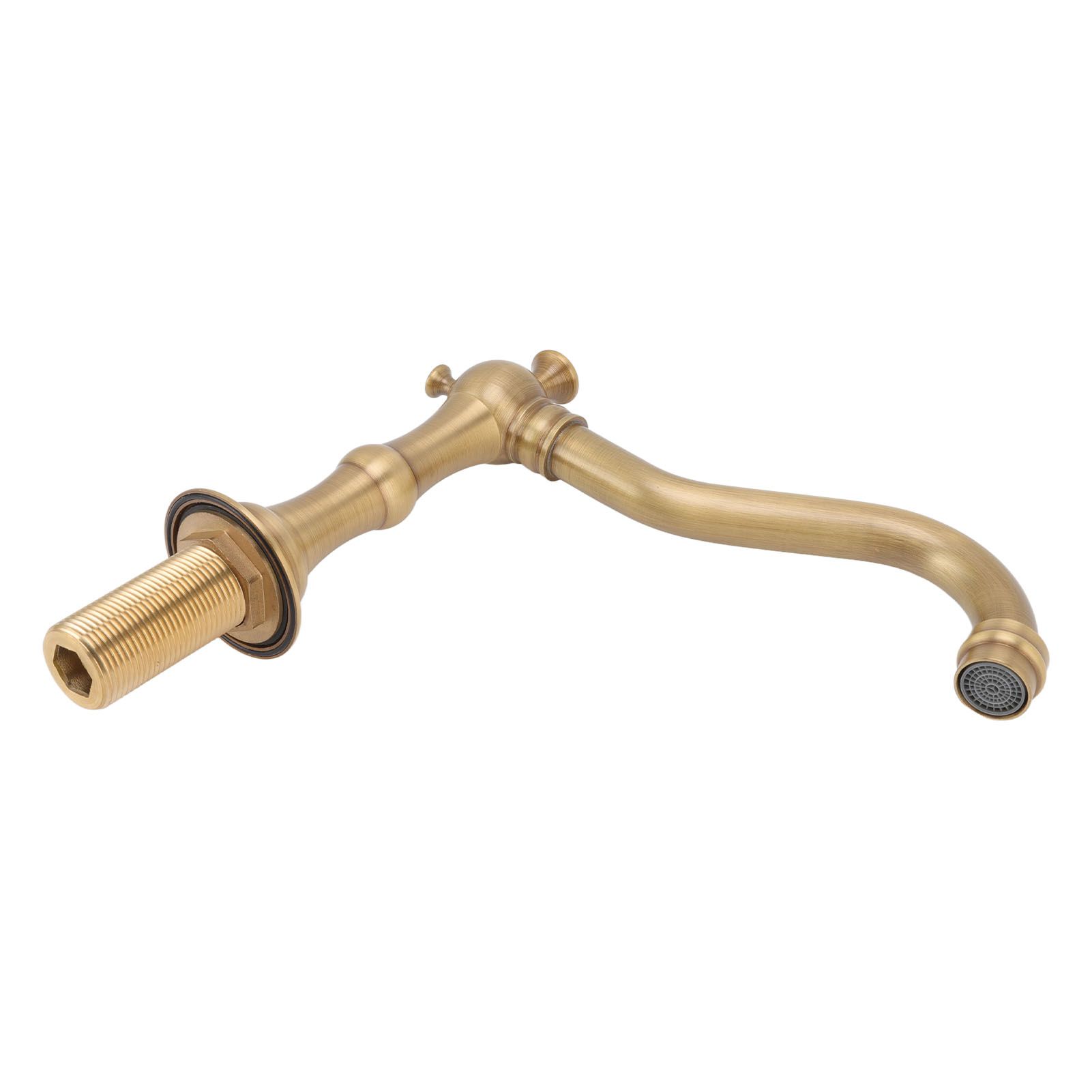 Double Handle Faucet Copper Leakproof Corrosion Resistant Beautiful G1/2 view 10