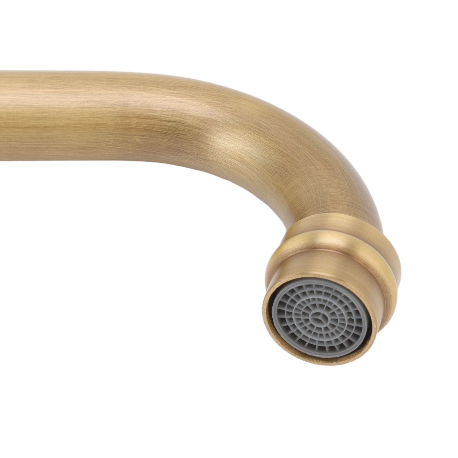 Double Handle Faucet Copper Leakproof Corrosion Resistant Beautiful G1/2 view 13