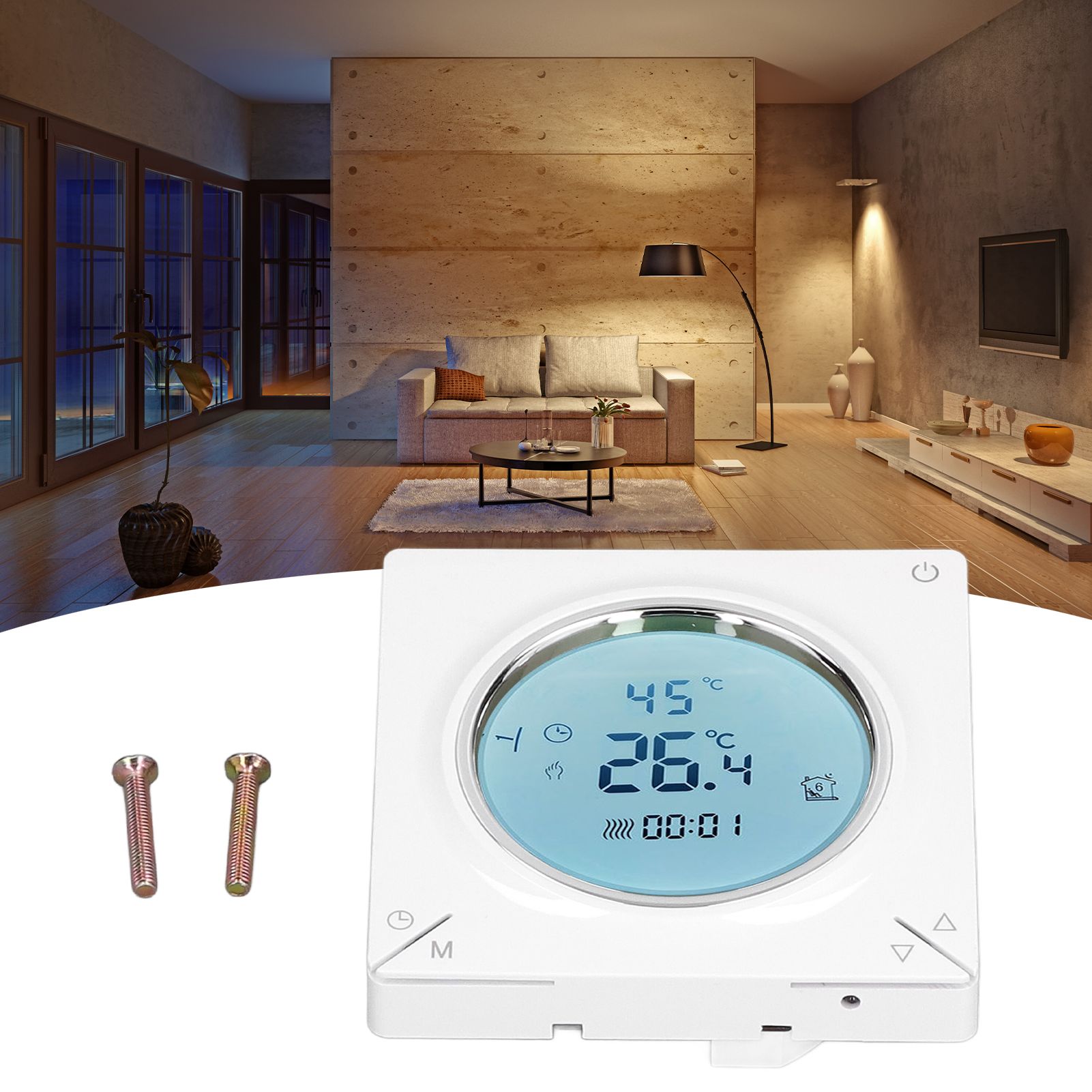Smart Thermostat Fast Reading Reliable Chip Strong Anti Interference Practical view 11