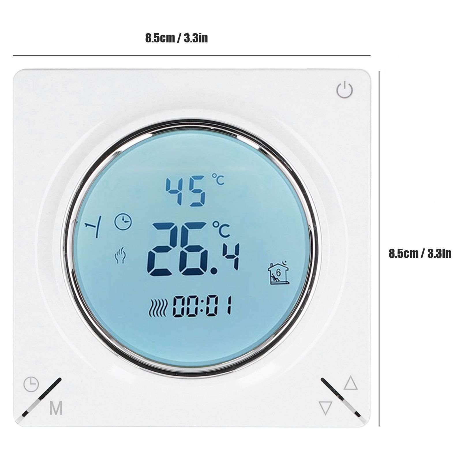 Smart Thermostat Fast Reading Reliable Chip Strong Anti Interference Practical view 13