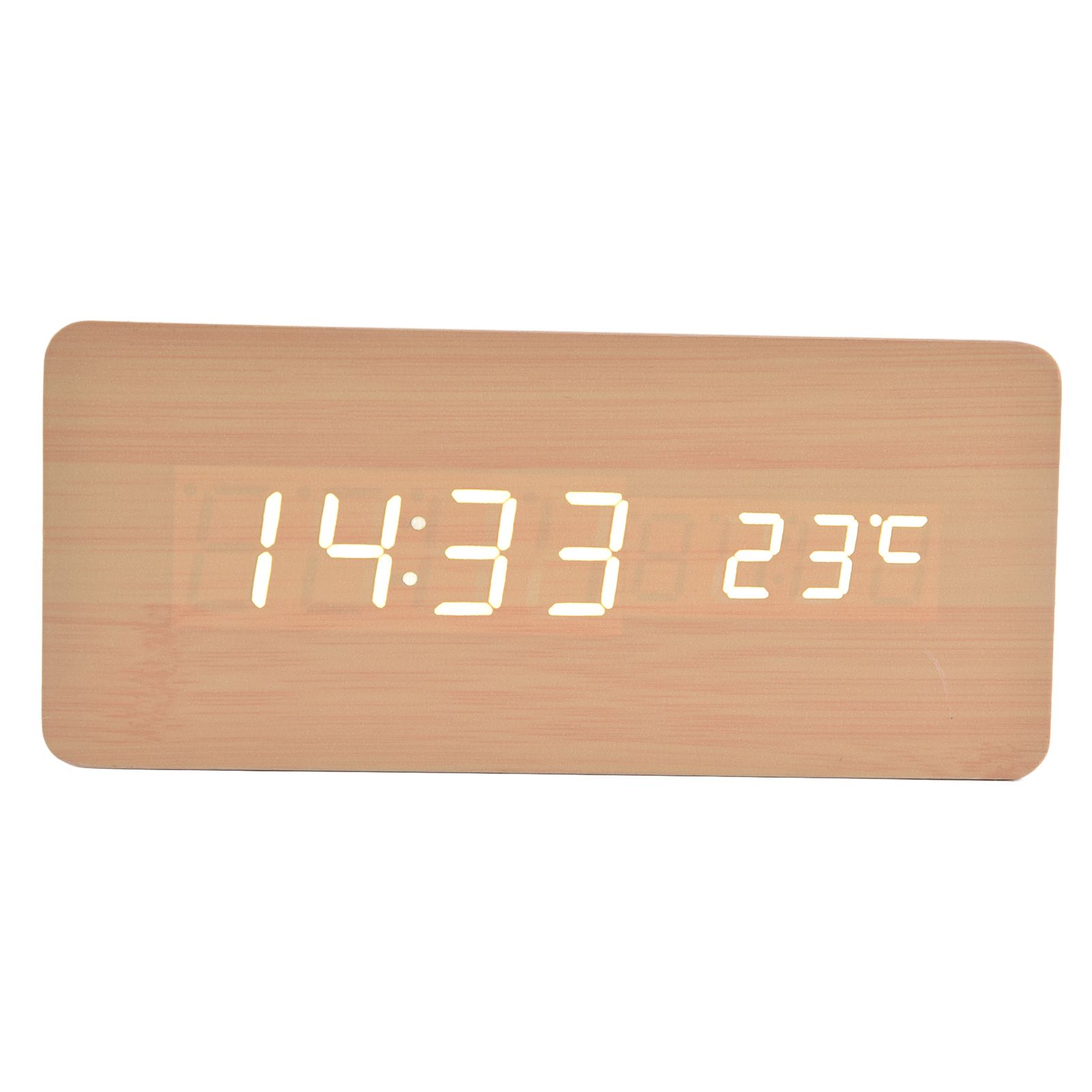 Digital Alarm Clock Wireless Charging Automatic Temperature Detection Safe view 5