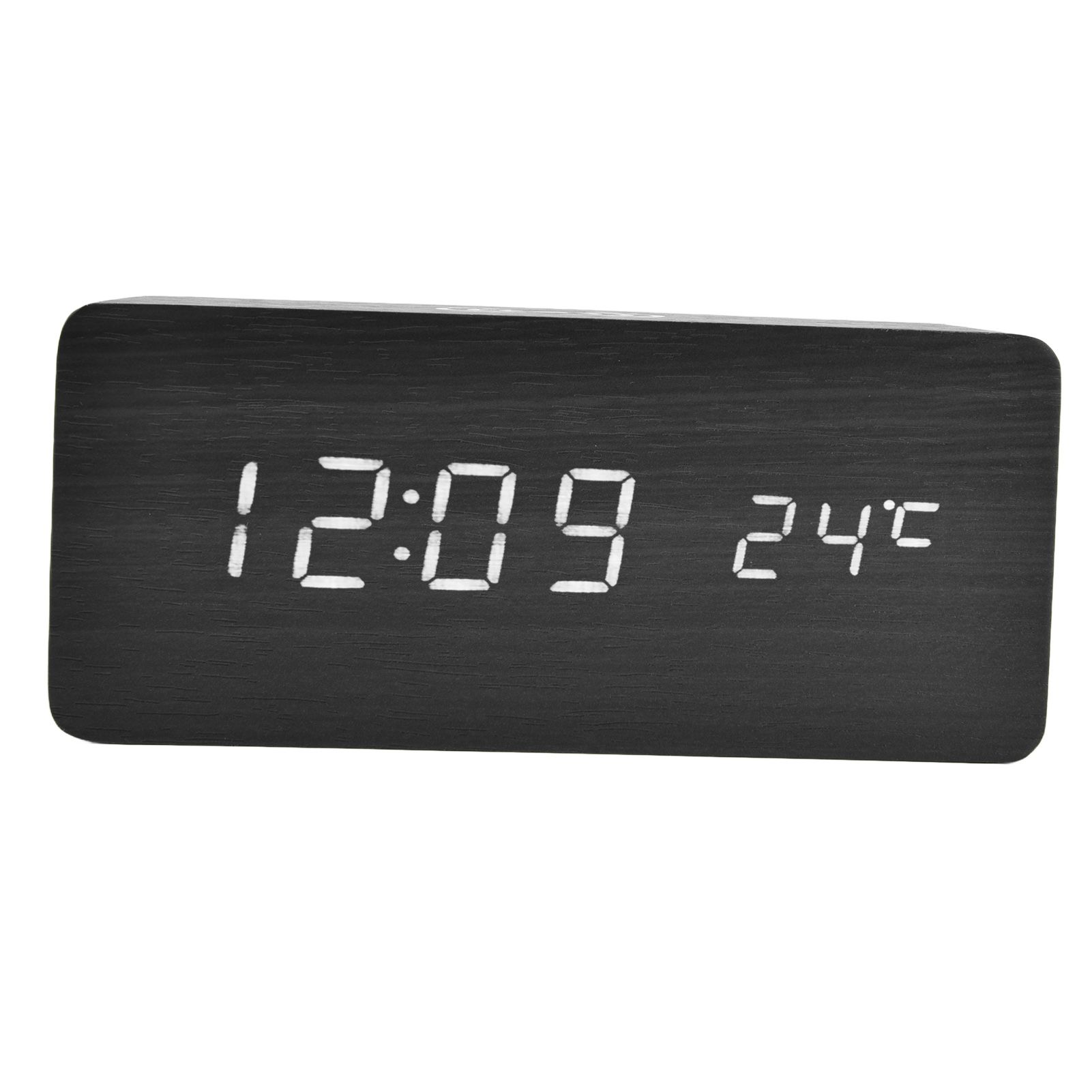 Digital Alarm Clock Wireless Charging Automatic Temperature Detection Safe view 5