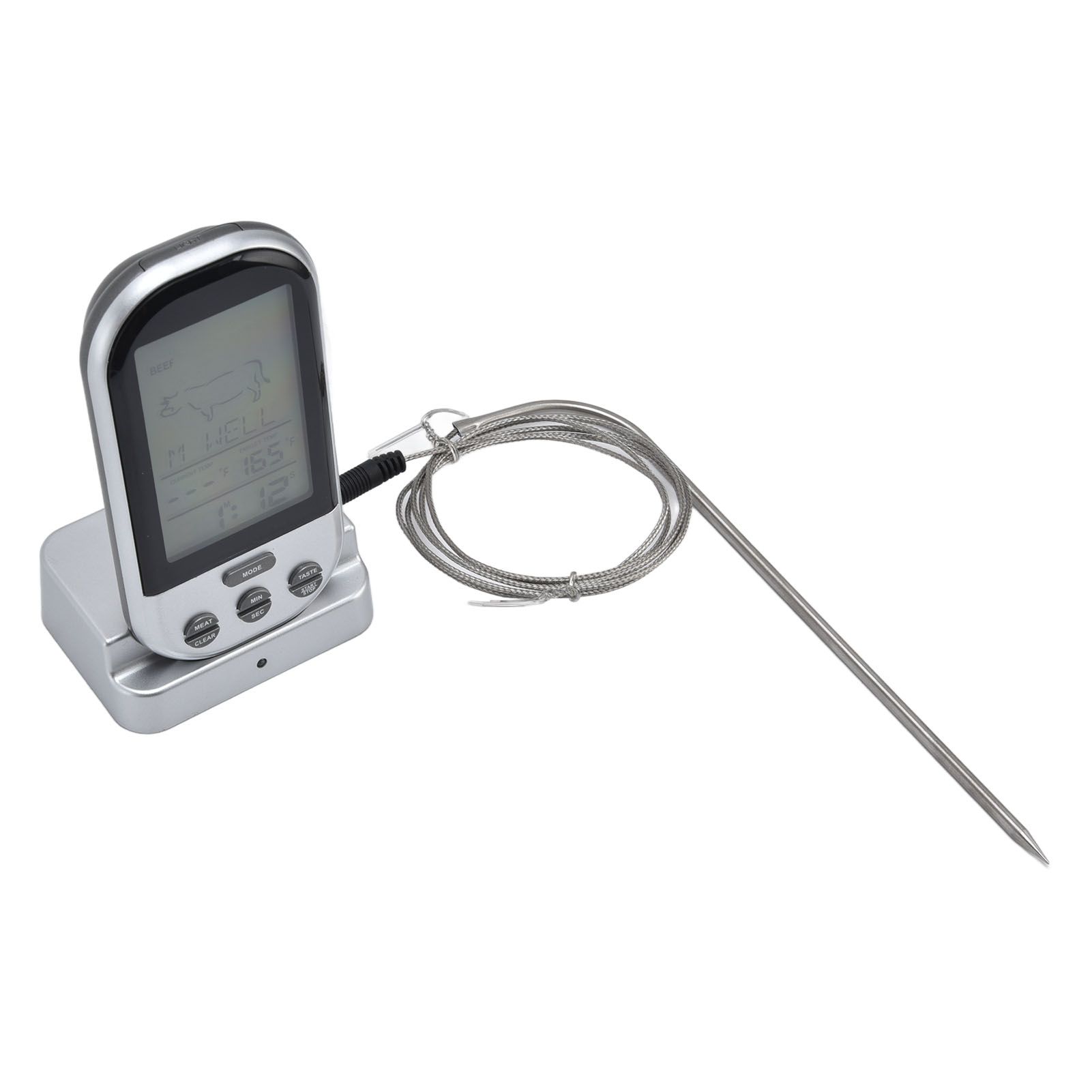 Wireless Thermometer Timer Overtime Alarm Function Practical Temperature Meter view 9