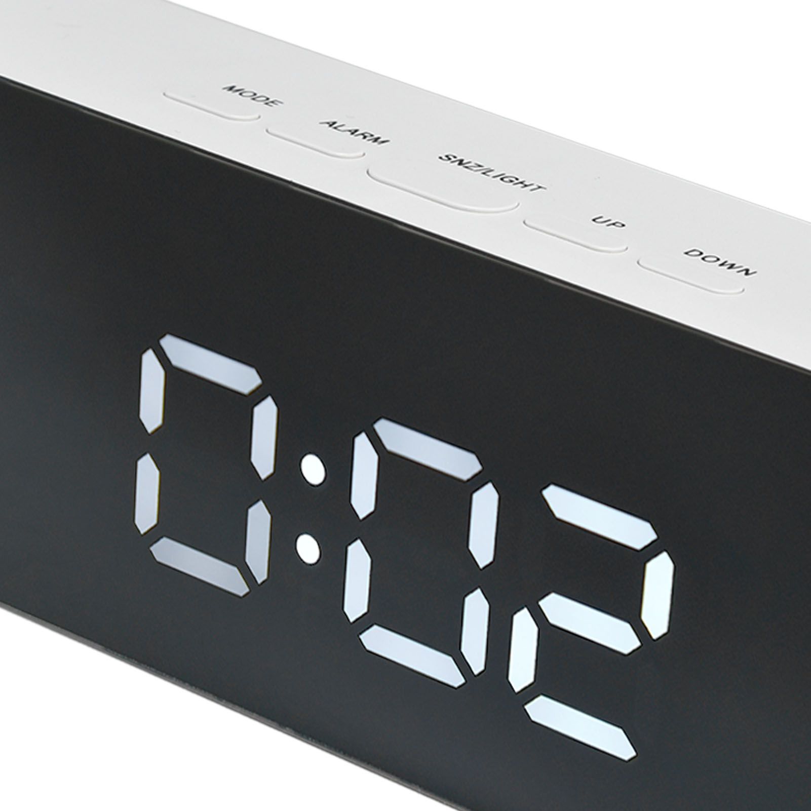 LED Clock Multifunctional USB Powered 3 Lighting Modes Snooze Time Celsius view 13
