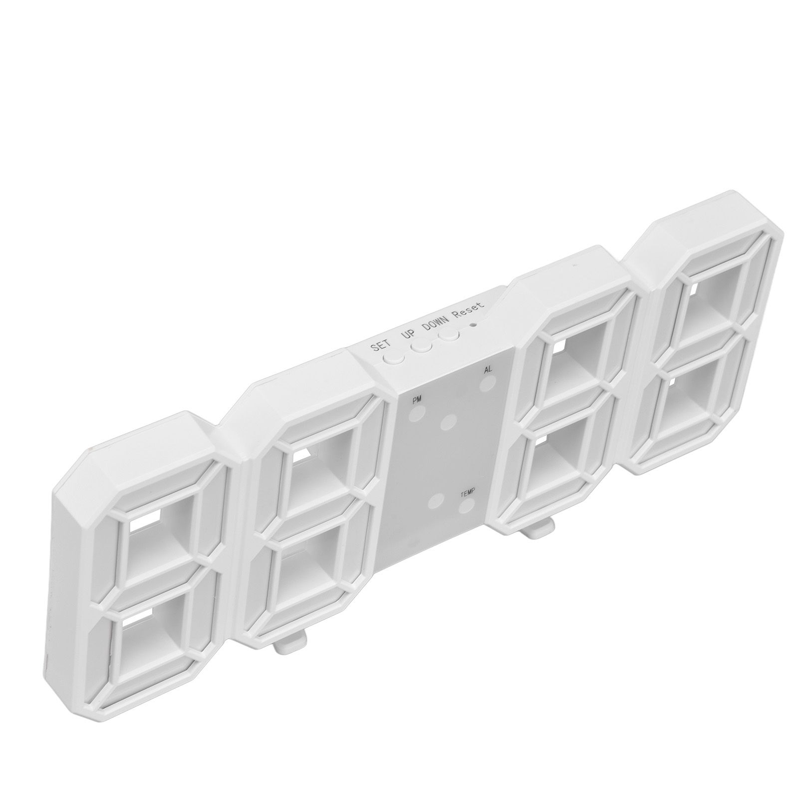 Digital Wall Clock Modern Design Temperature Display Alarm Function Sound view 3