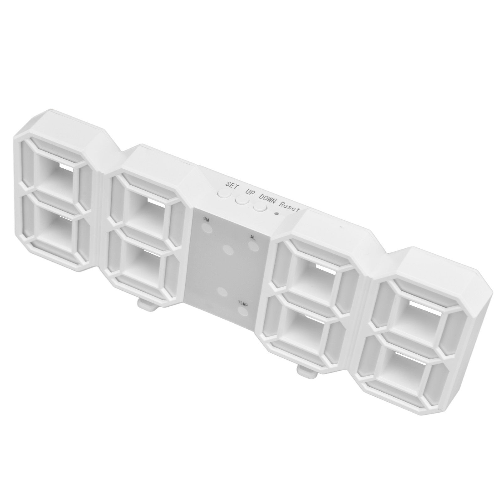 Digital Wall Clock Modern Design Temperature Display Alarm Function Sound view 5