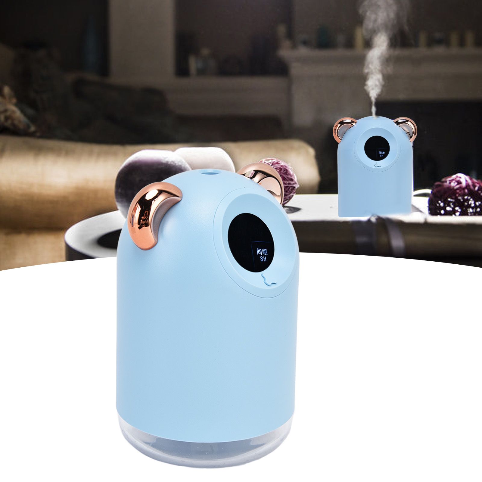Mini Humidifier USB Charging 2 Modes Silent Portable Desk Air Humidifier with view 11