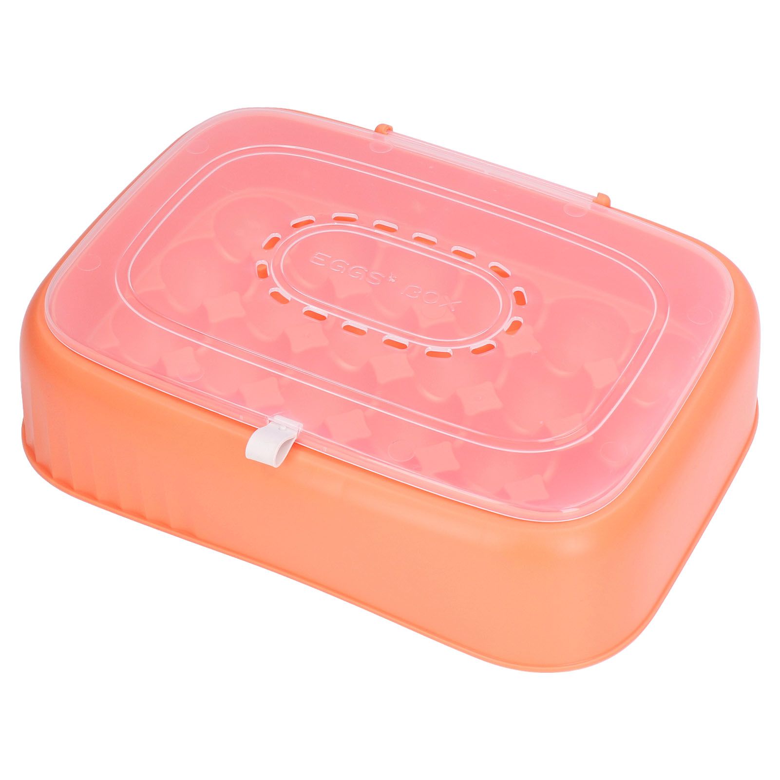 24 Eggs Containers ABS Egg Tray Storage Box Refrigerator Organizer Bins with view 2