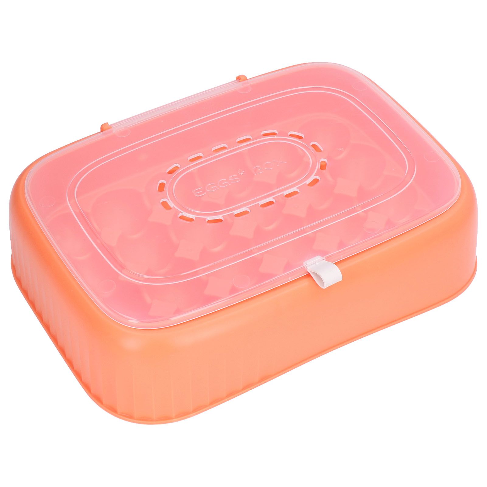24 Eggs Containers ABS Egg Tray Storage Box Refrigerator Organizer Bins with view 3