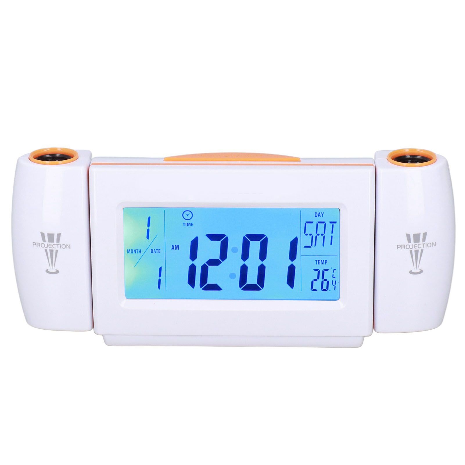 Projection Alarm Clock Glareless LED Night Light Voice Control Induction view 2