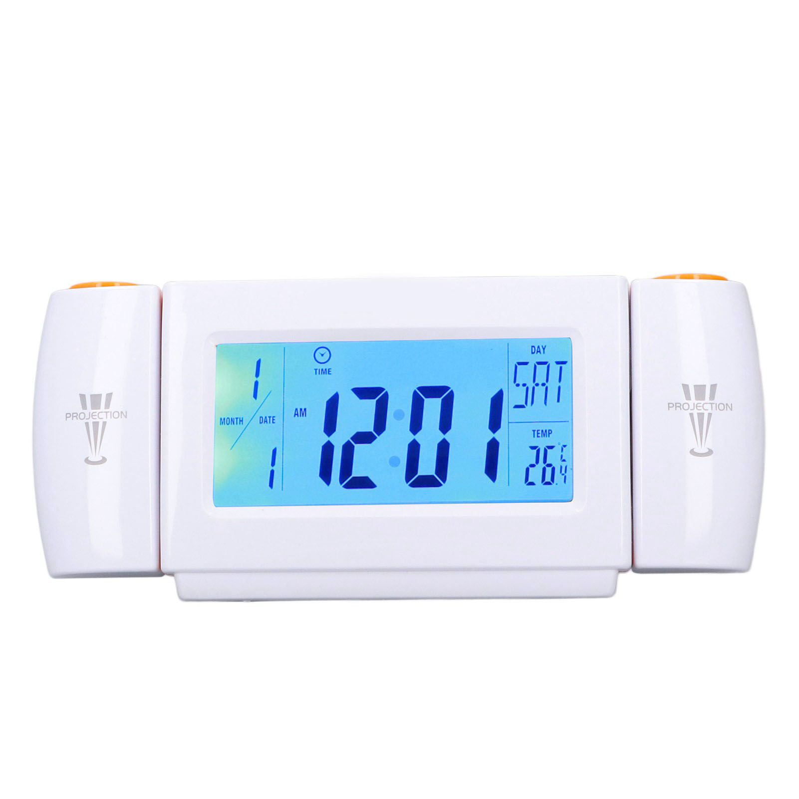 Projection Alarm Clock Glareless LED Night Light Voice Control Induction view 3