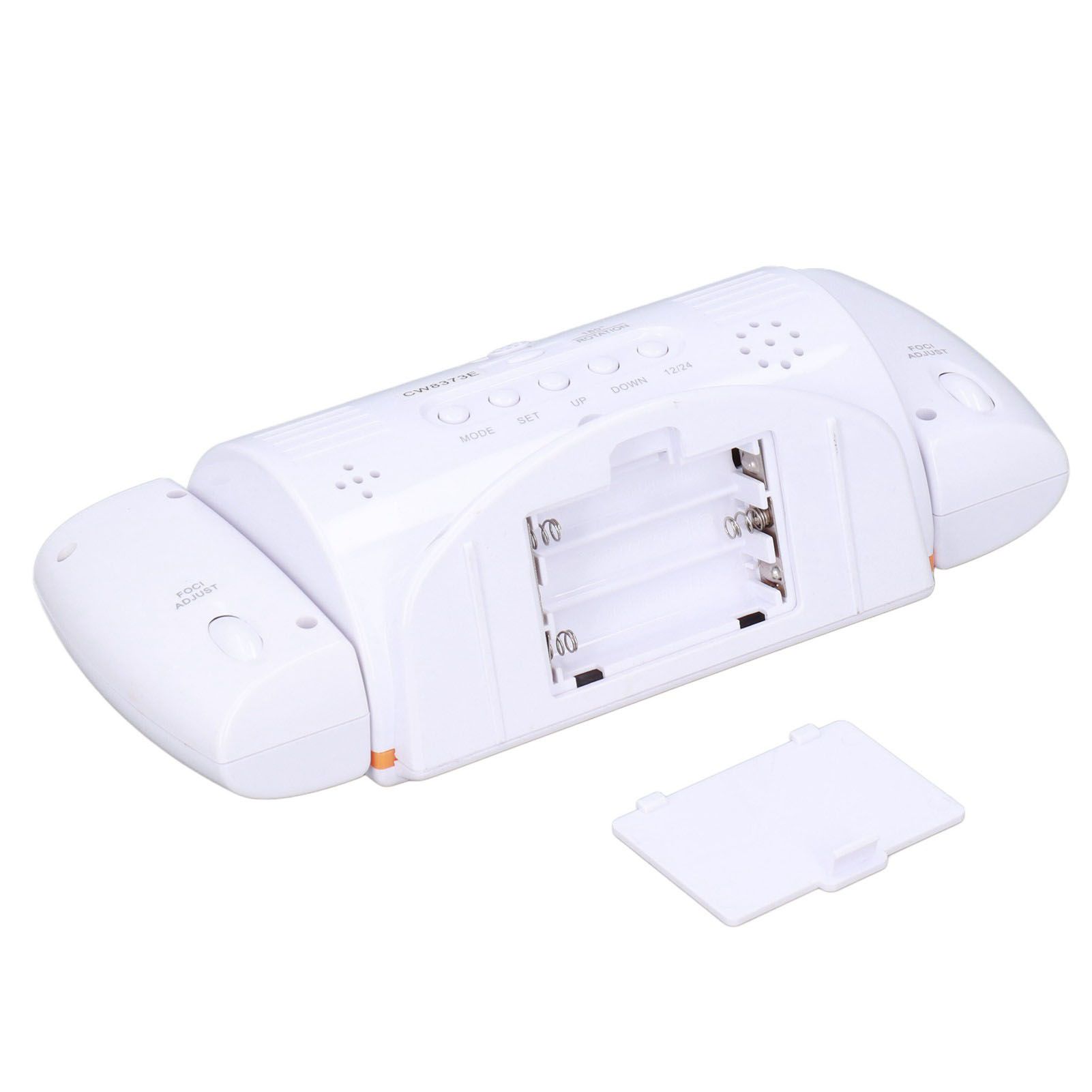 Projection Alarm Clock Glareless LED Night Light Voice Control Induction view 13