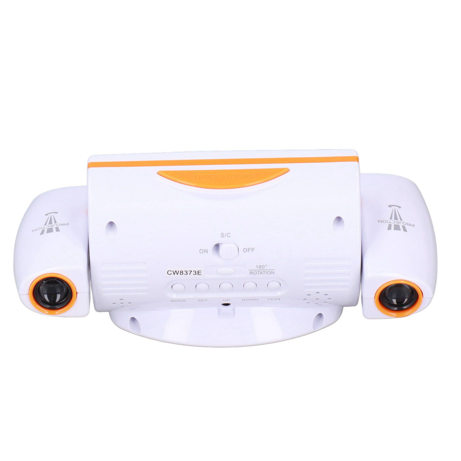 Projection Alarm Clock Glareless LED Night Light Voice Control Induction view 15