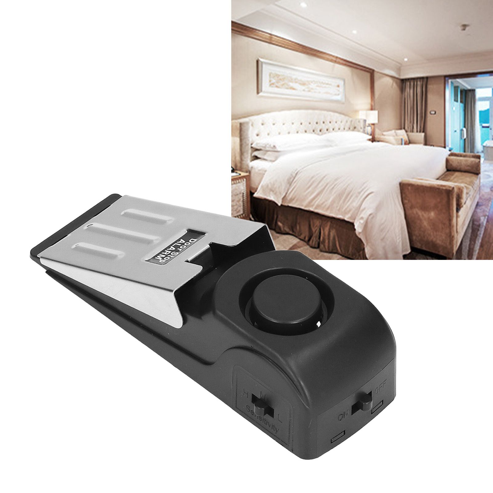 Door Stopper Anti Theft Burglar Alerter Adjustable Three Level Sensitivity view 11