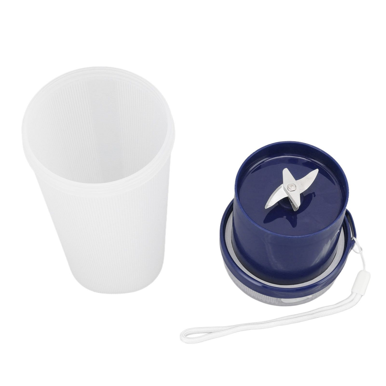 300ml USB Charging Electric Juicer Cup Security Lock Blender with 6 Leaf Knife view 8