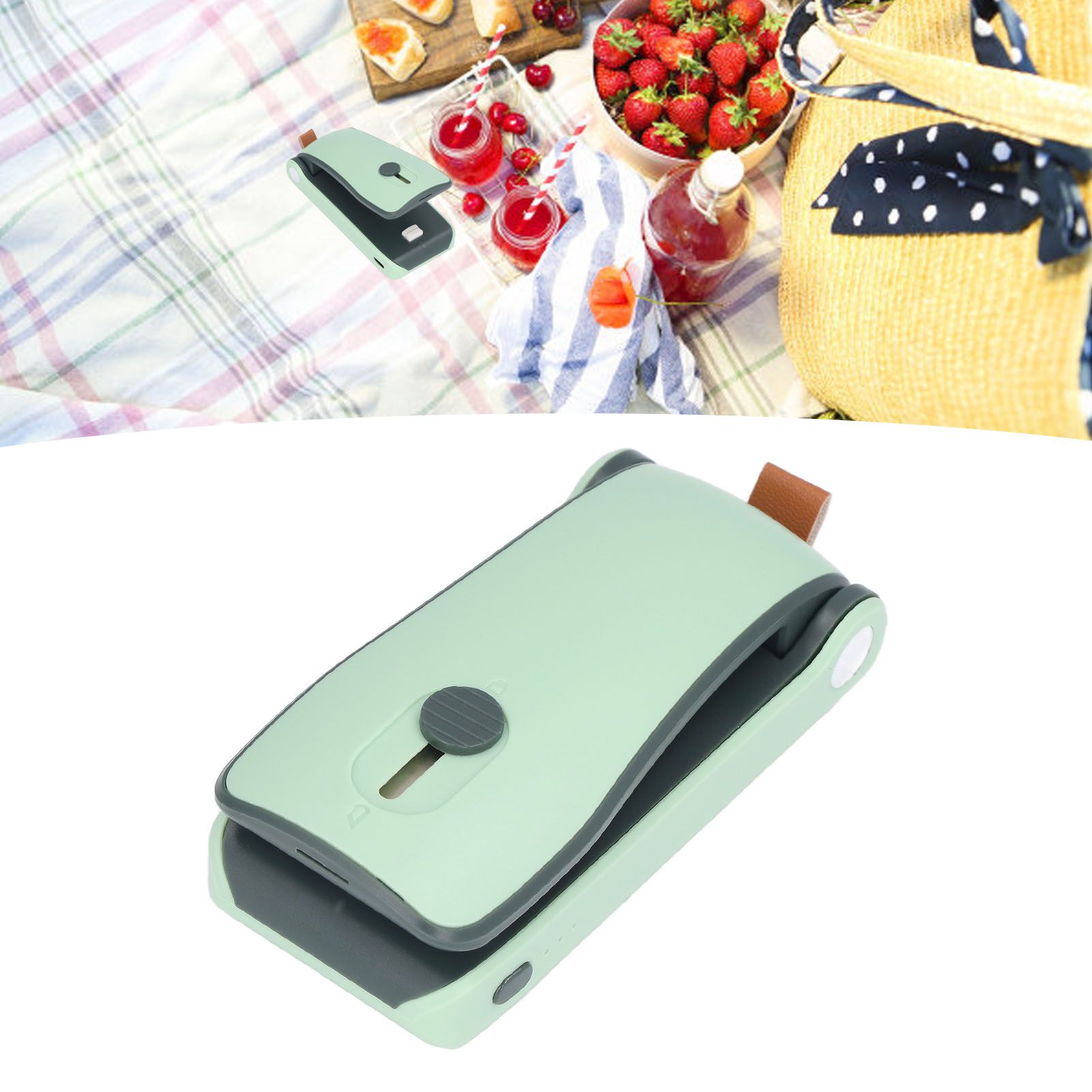 Mini Food Sealer Small Handheld Bottom Magnetic Design USB Charging Quick view 11