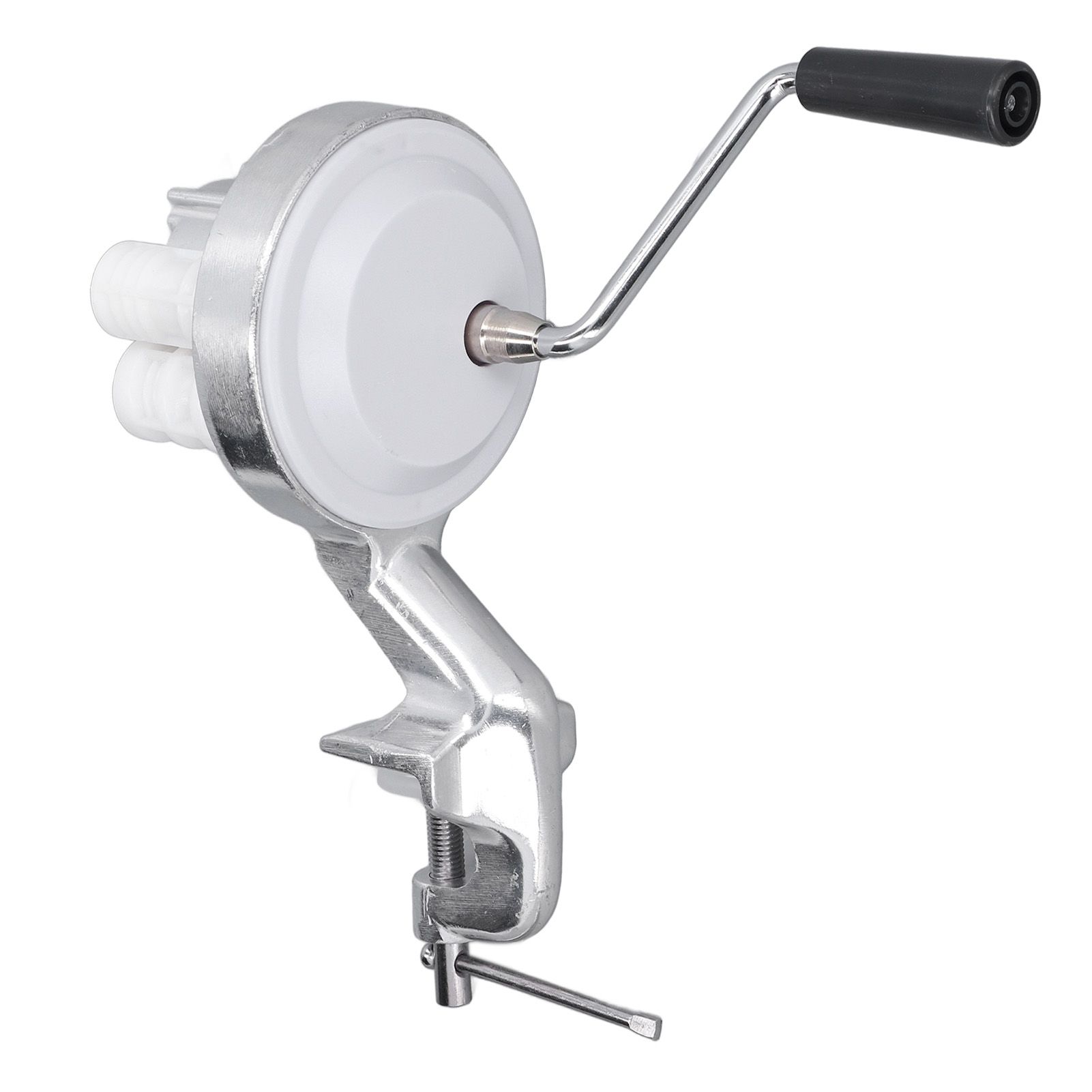 Manual Macaroni Maker Aluminium Alloy Silver Portable Hand Cranking Noodles view 2