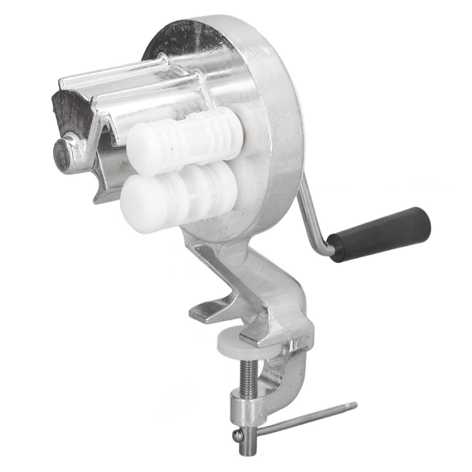 Manual Macaroni Maker Aluminium Alloy Silver Portable Hand Cranking Noodles view 3
